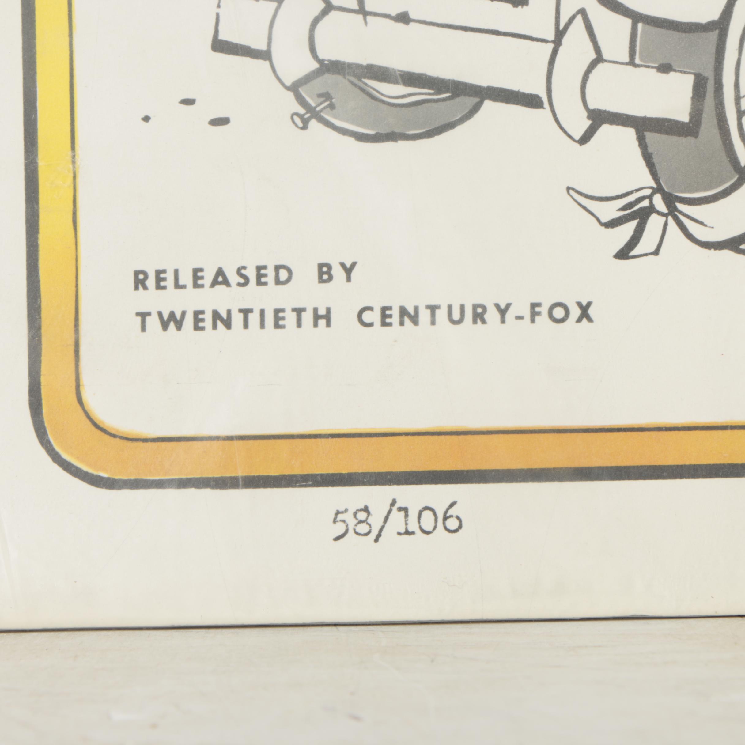 1958 "The Golden Age of Comedy" Lithograph Movie Poster