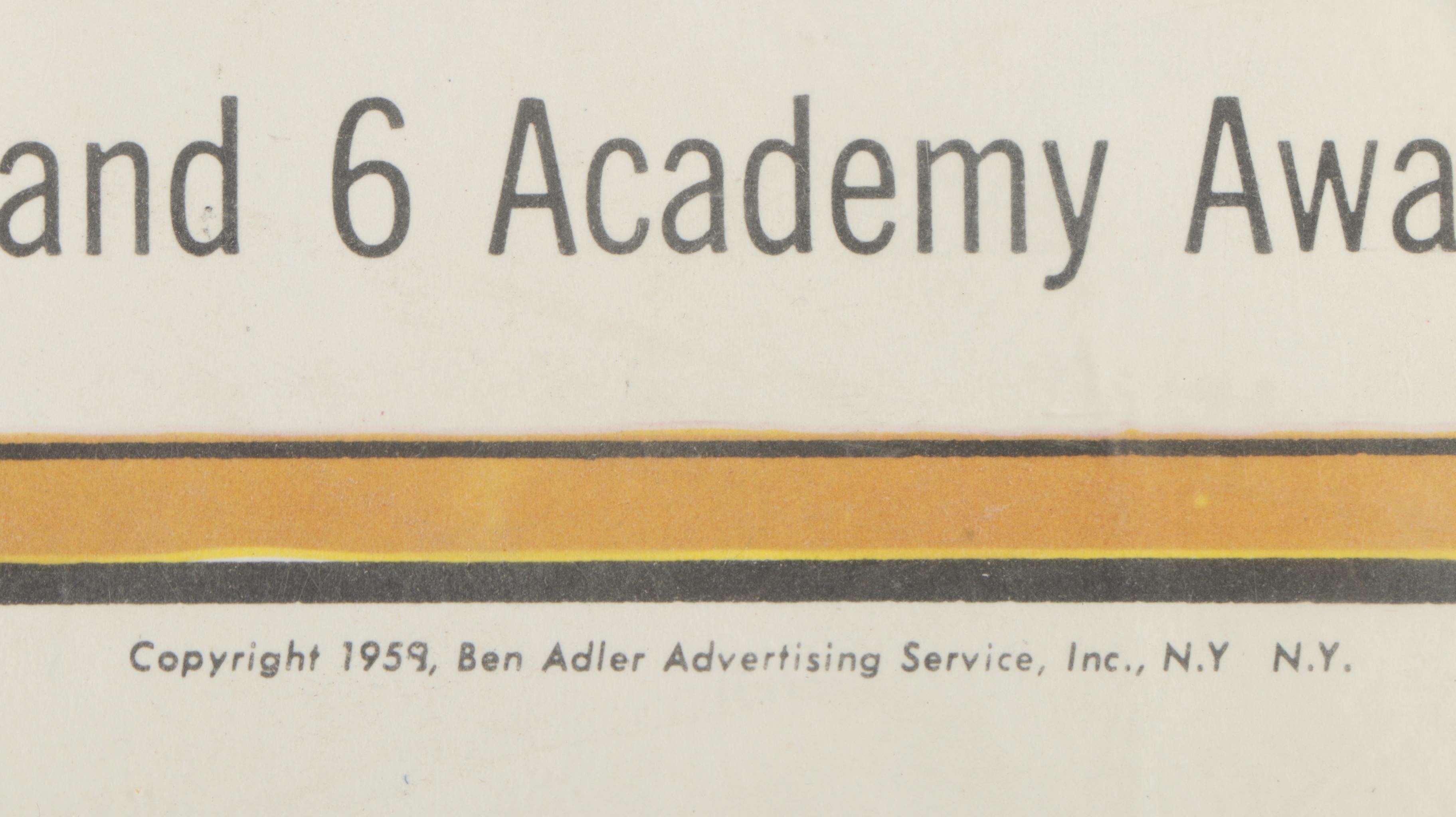 1958 "The Golden Age of Comedy" Lithograph Movie Poster