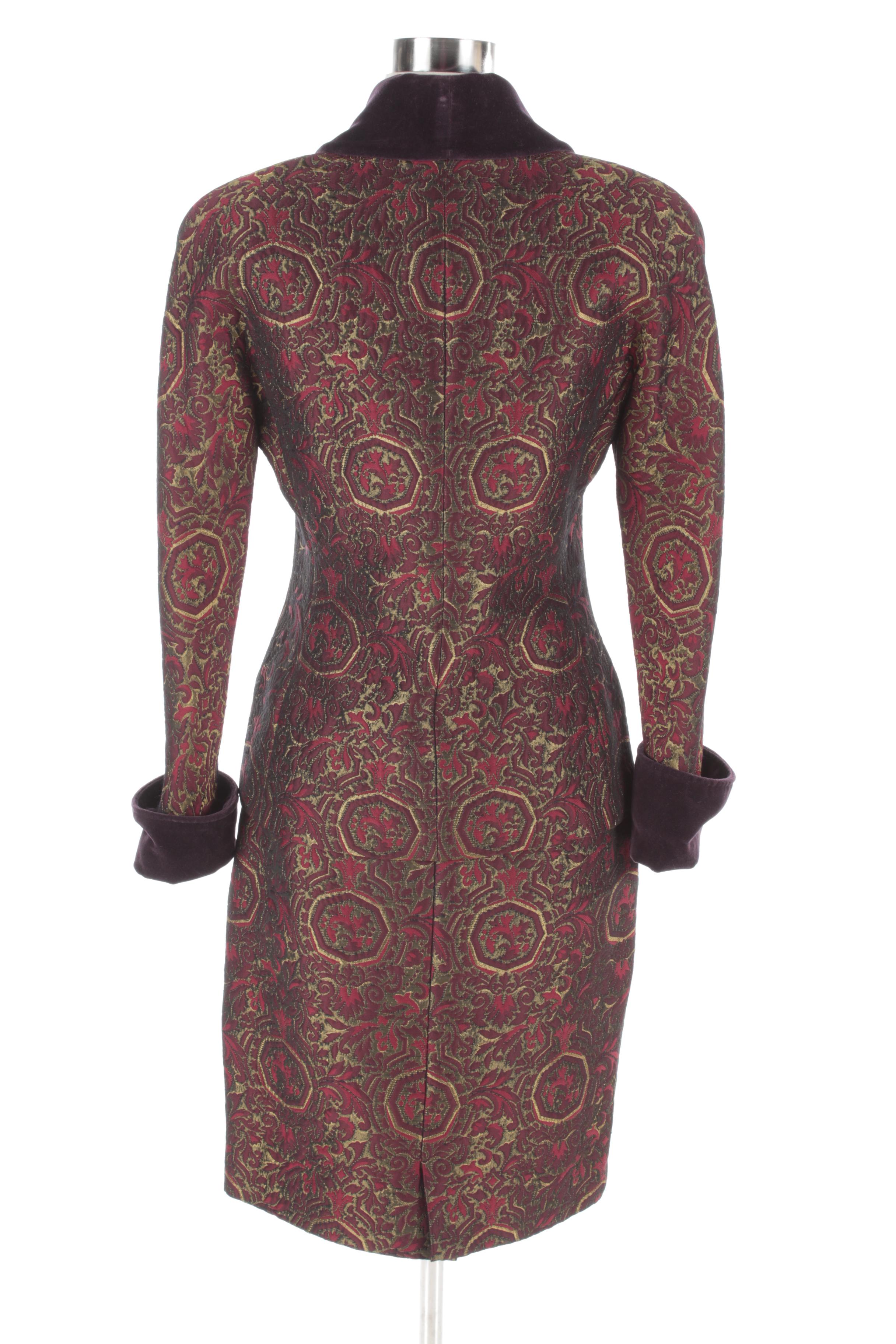 Genny Brocade Skirt Suit