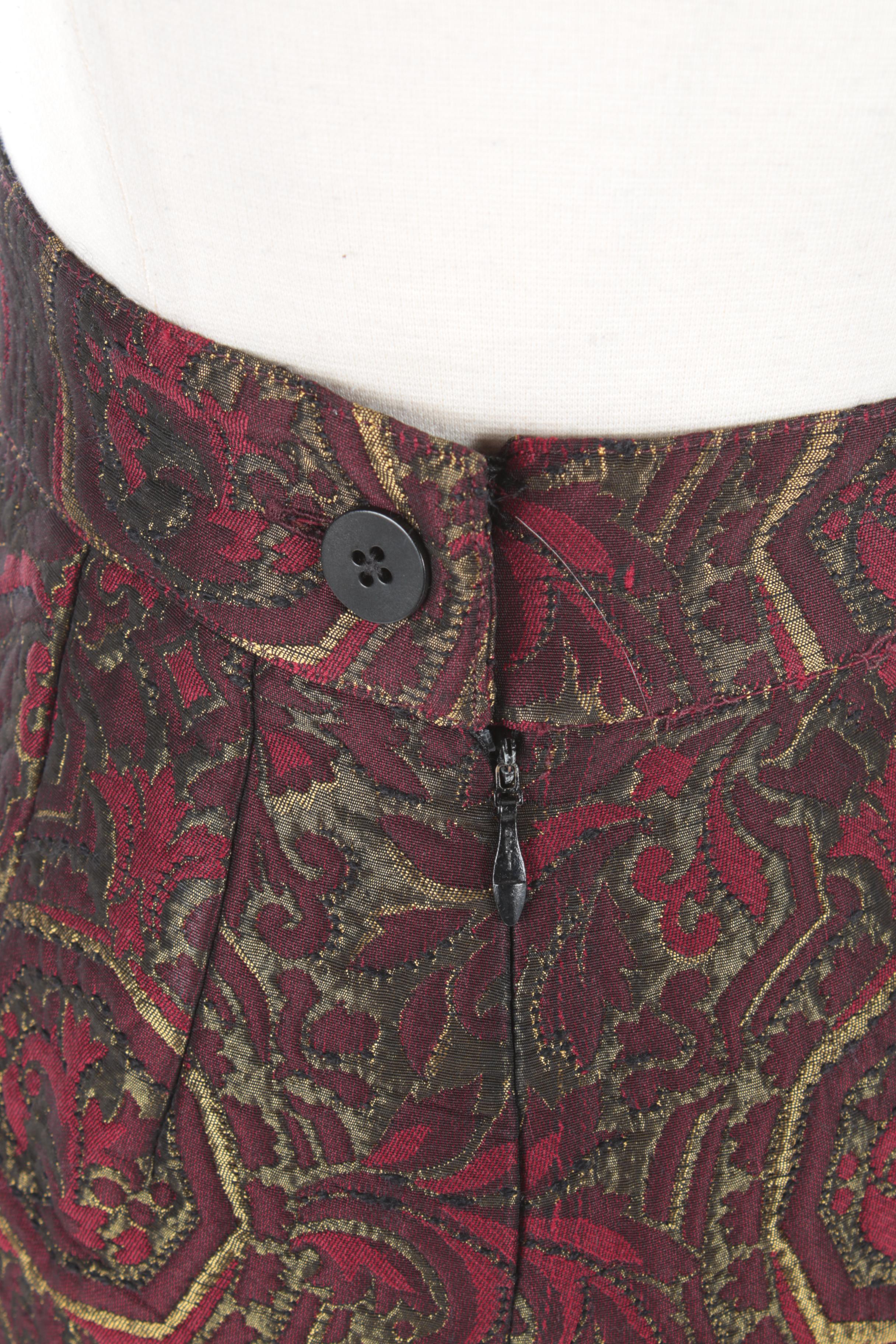 Genny Brocade Skirt Suit