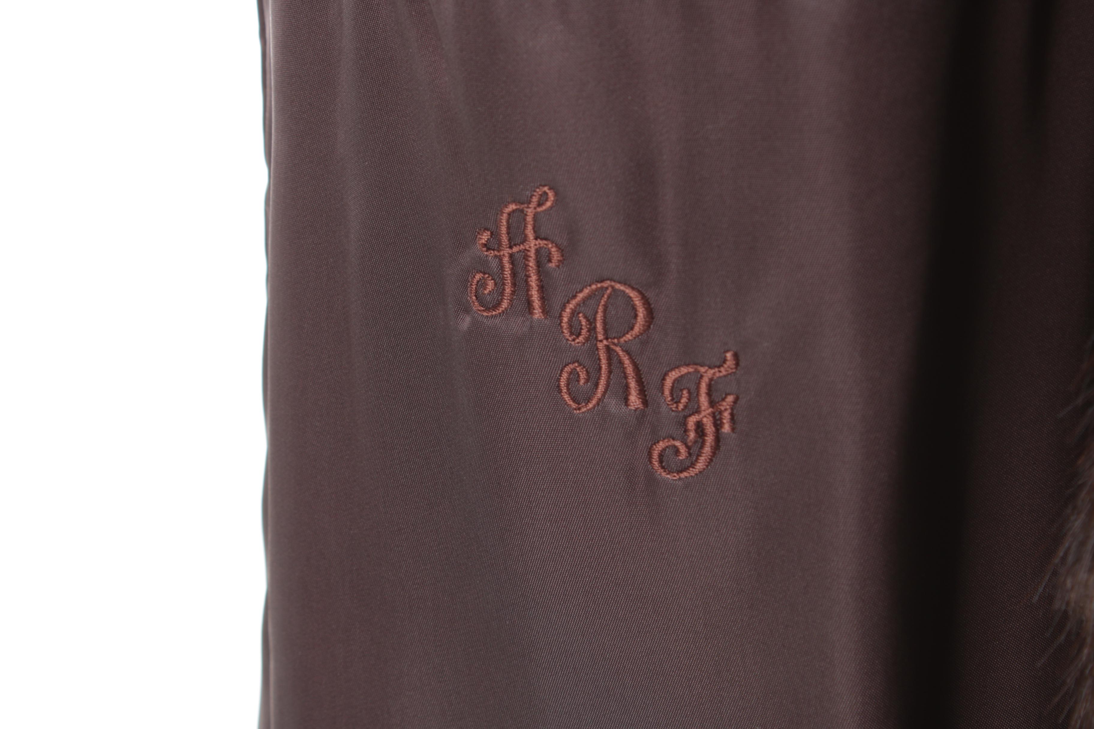 Men's Double-Breasted Beaver Fur Coat