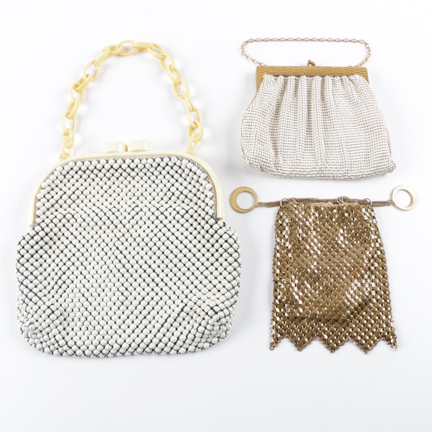 Vintage Mesh Evening Bags including Whiting & Davis