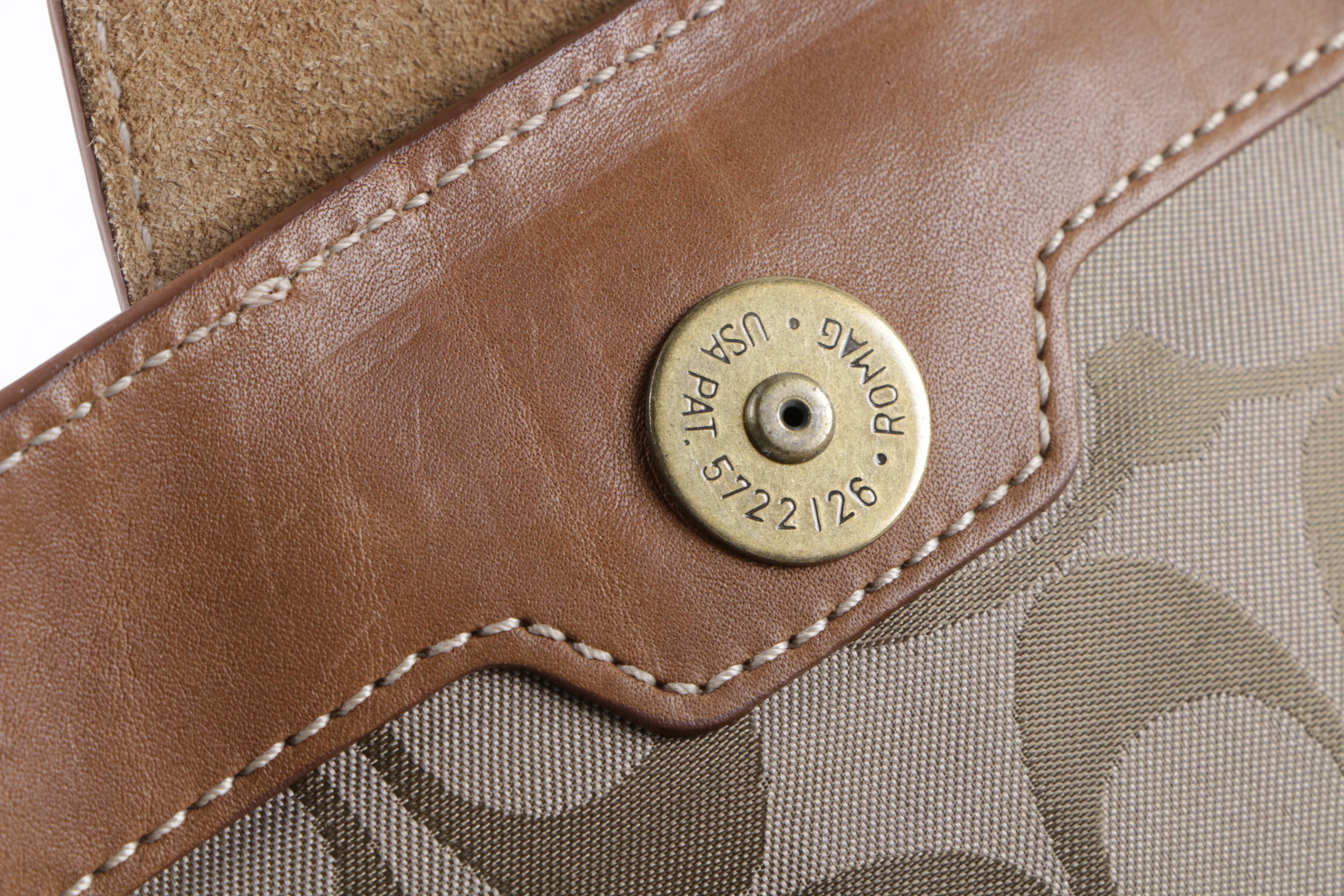 Coach Soho Suede Buckle Flap Shoulder Bag