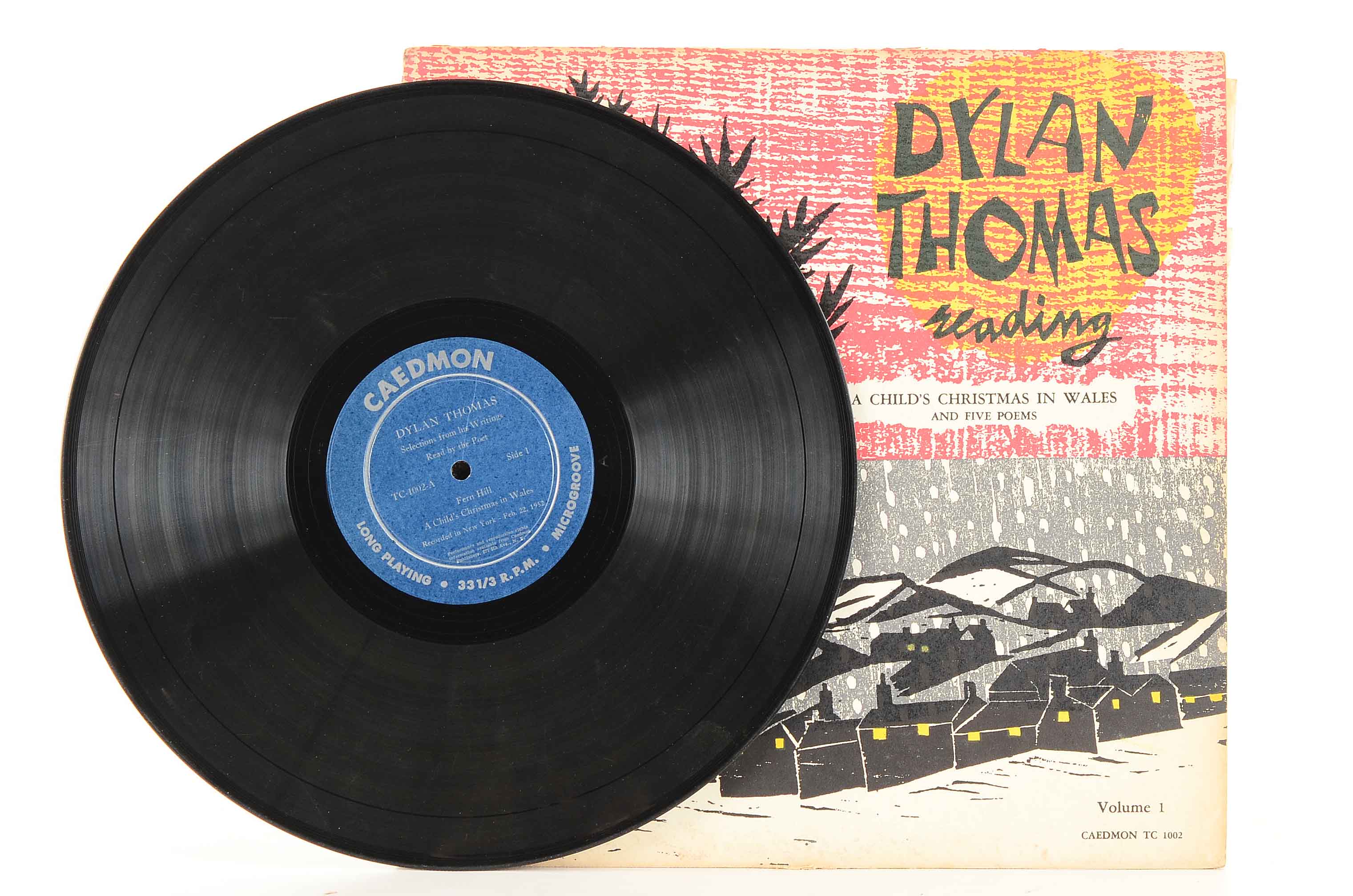 Vintage Poetry LPs including Robert Frost and Dylan Thomas