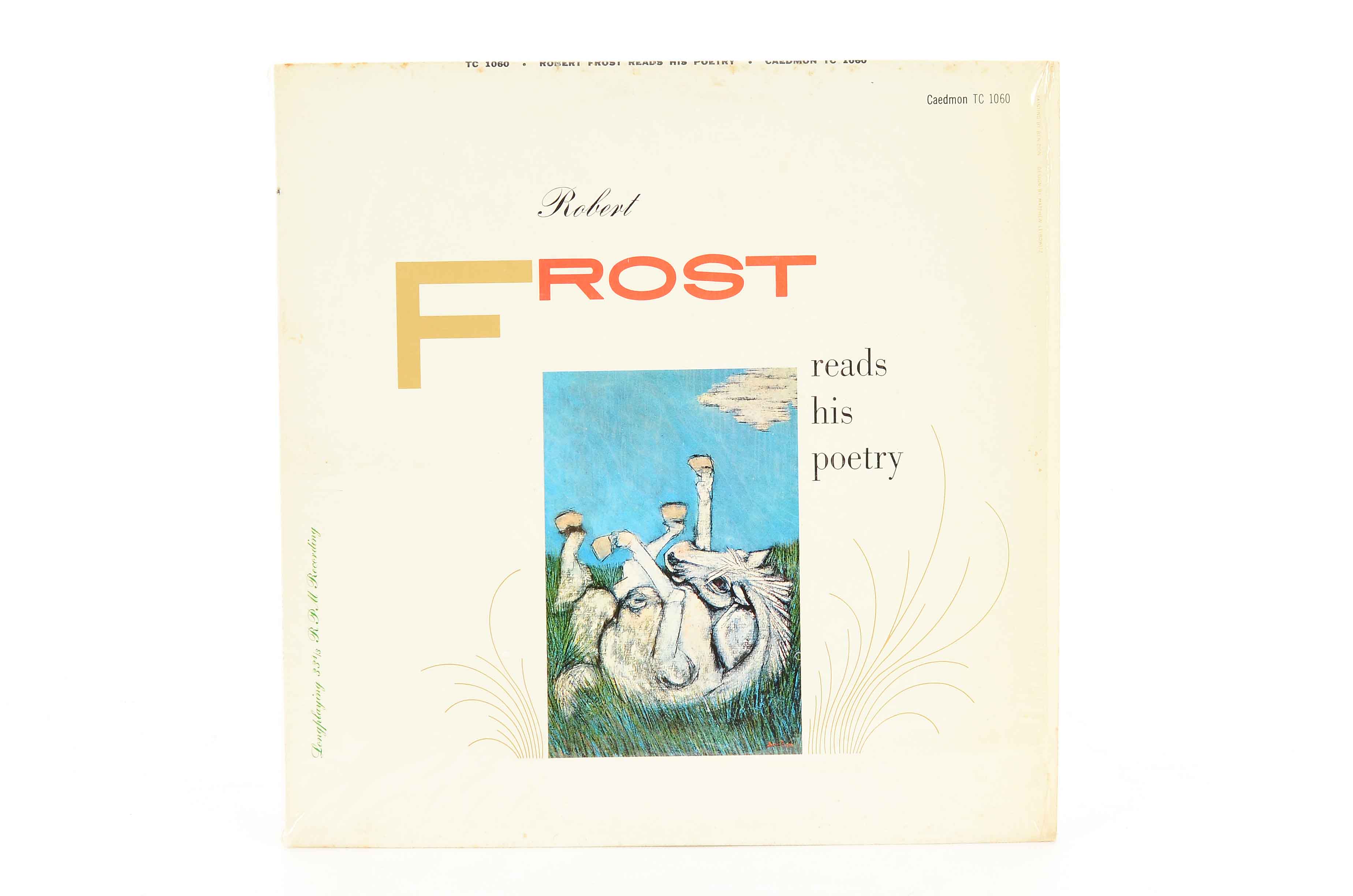 Vintage Poetry LPs including Robert Frost and Dylan Thomas