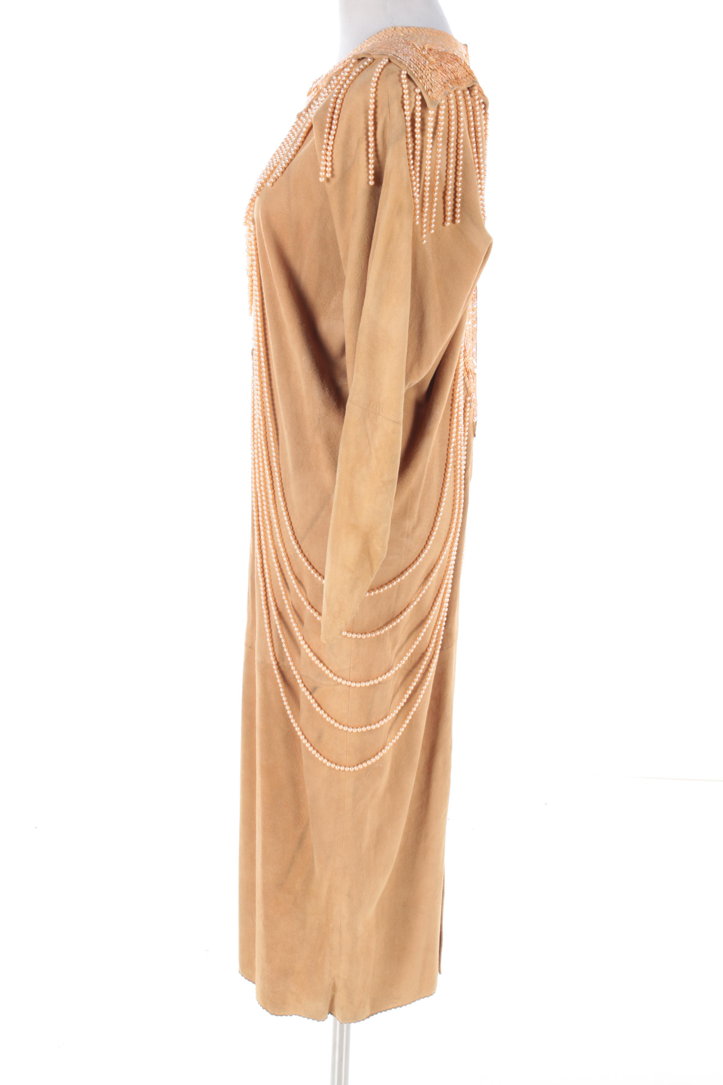 Women's Embellished Leather Dresses Including Caché