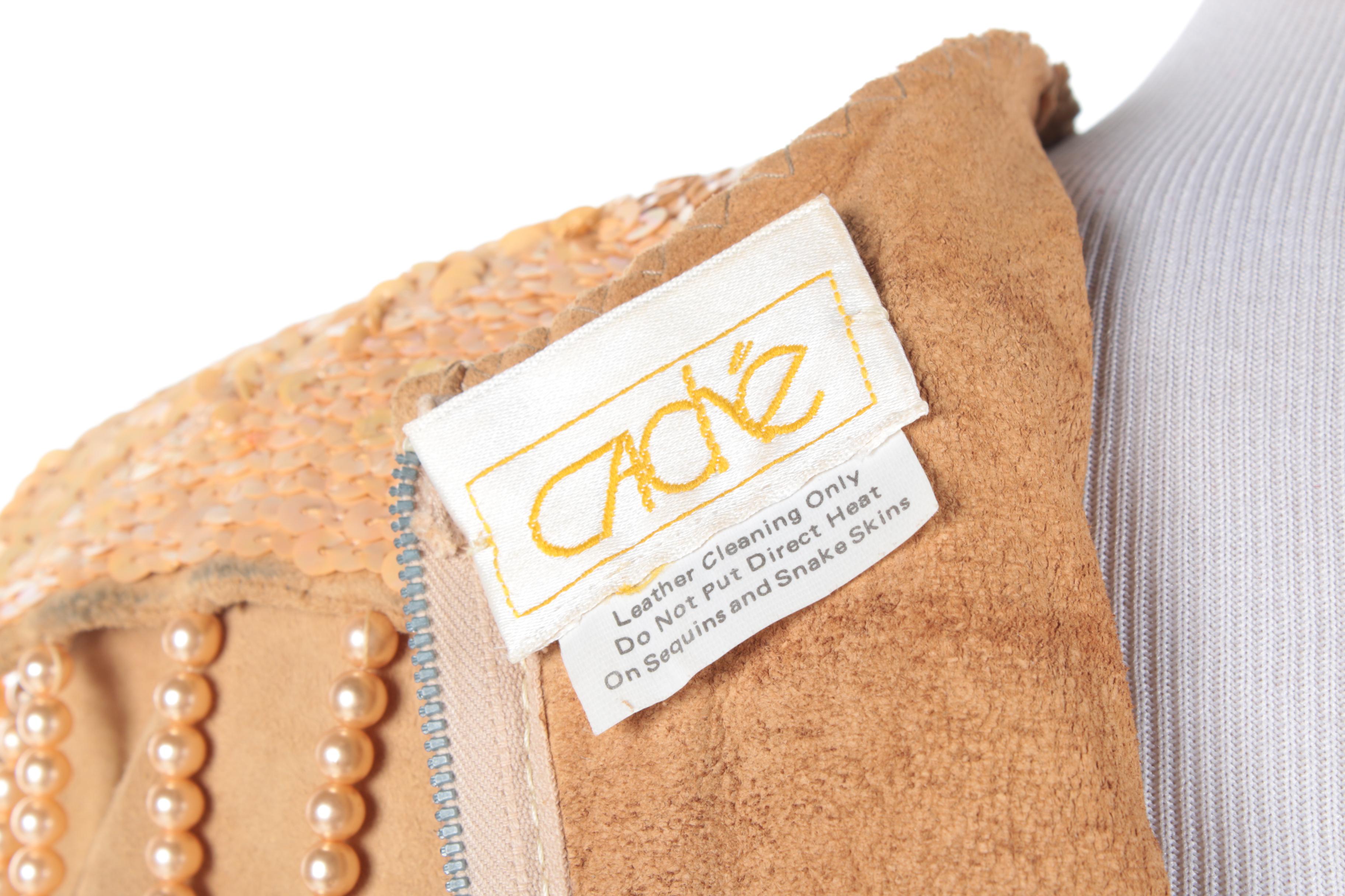 Women's Embellished Leather Dresses Including Caché