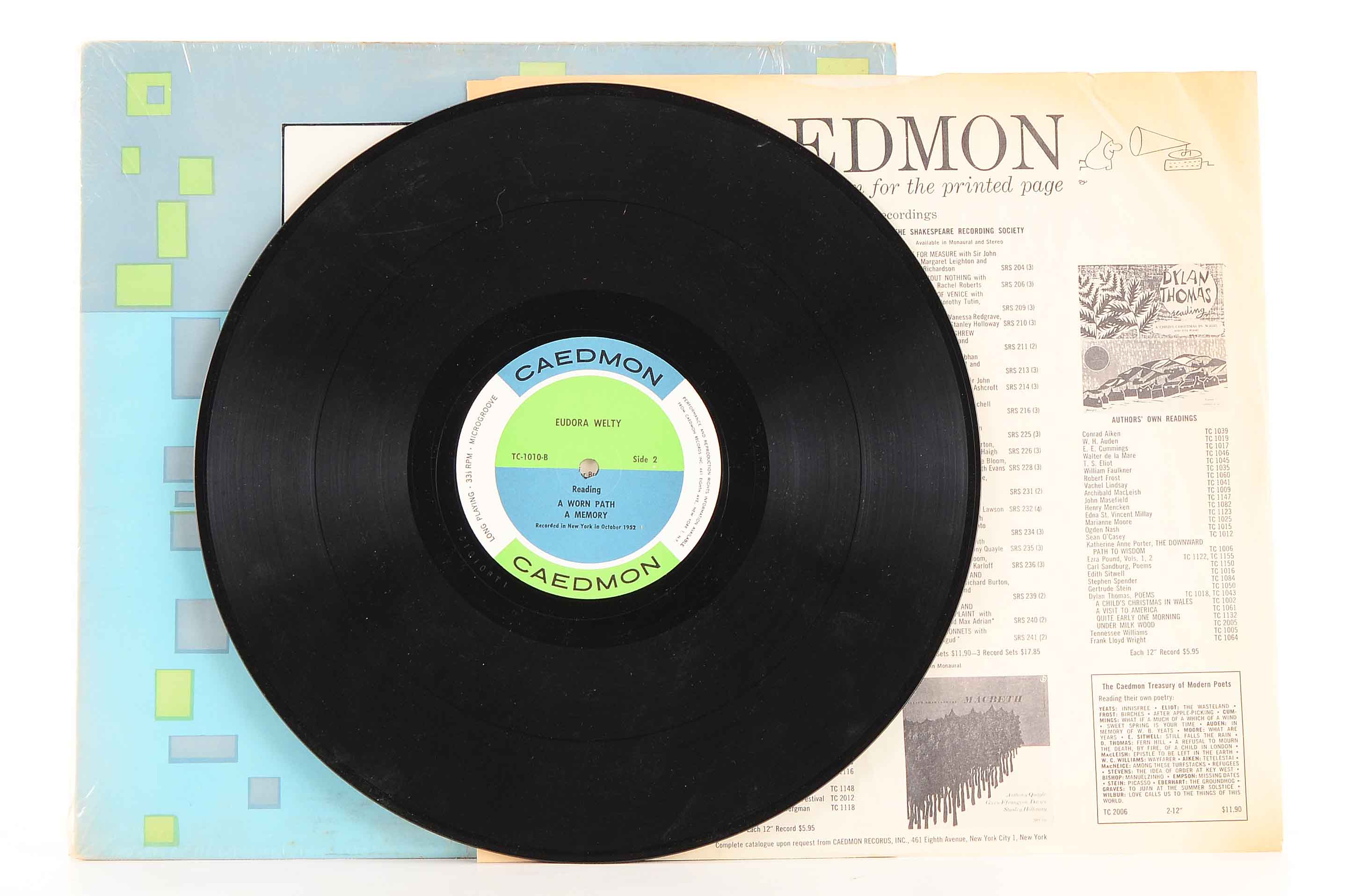 Vintage Poetry LPs including Robert Frost and Dylan Thomas