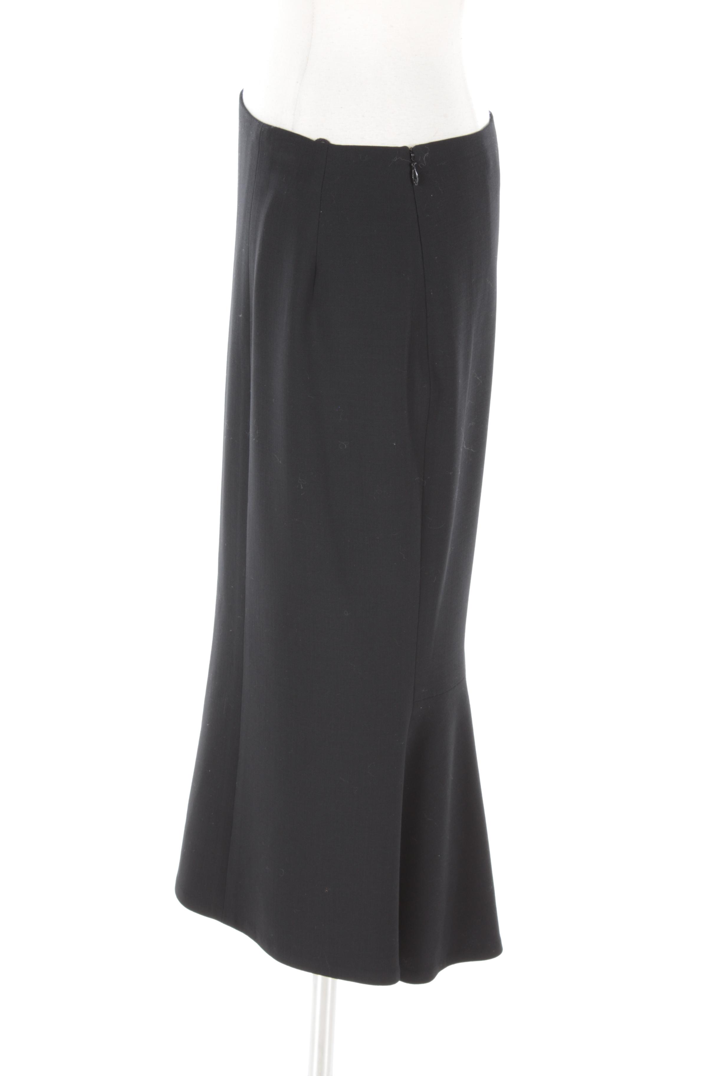 Ralph Lauren Black Label and Louis Féraud Wool Skirts