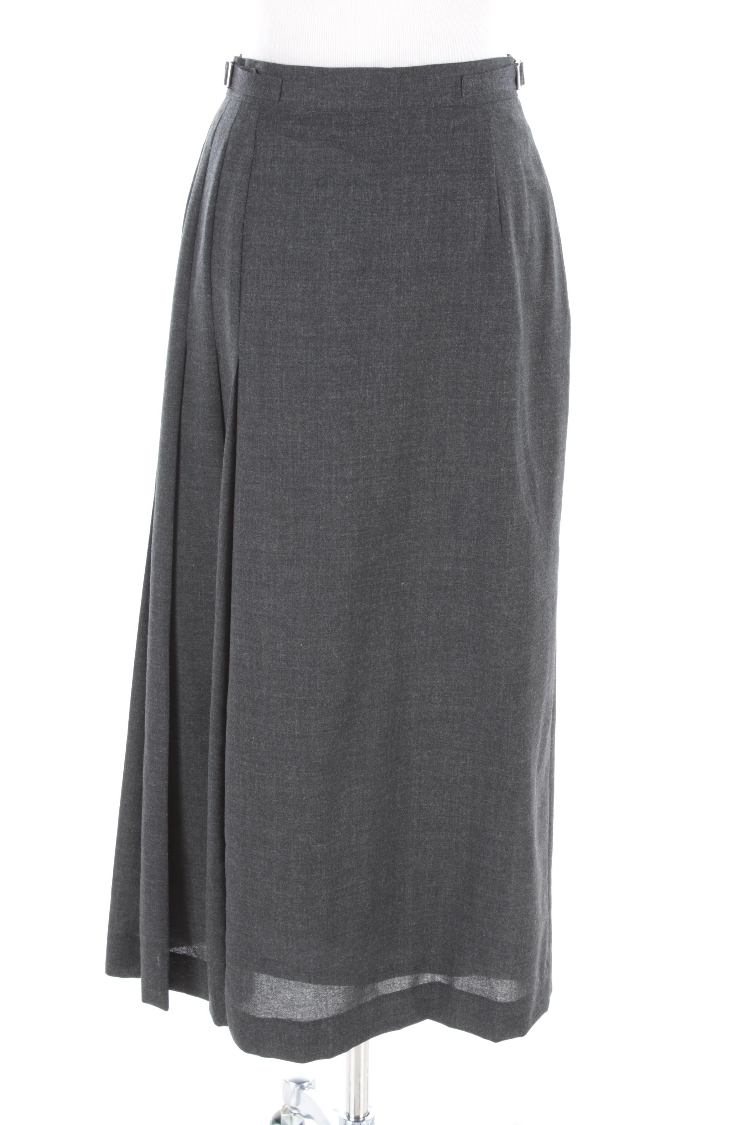 Ralph Lauren Black Label and Louis Féraud Wool Skirts