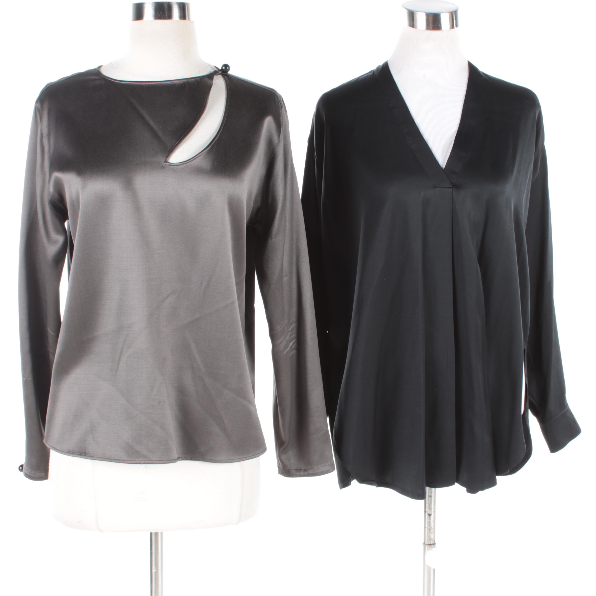 Women's Giorgio Armani and Vince Blouses
