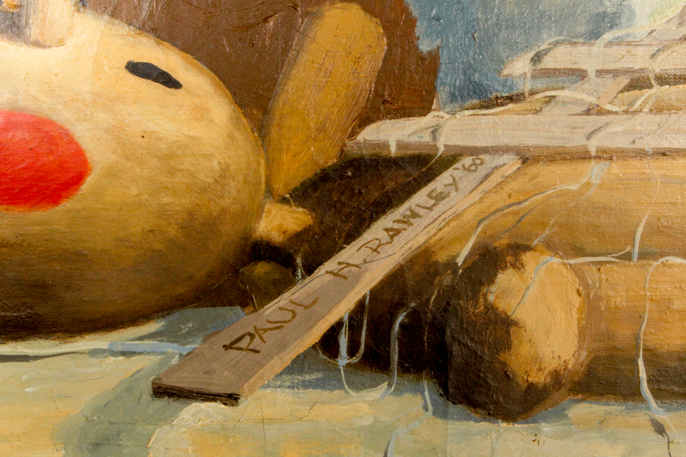 Paul H. Rawley Oil Painting "Funeral March for a Marionette"
