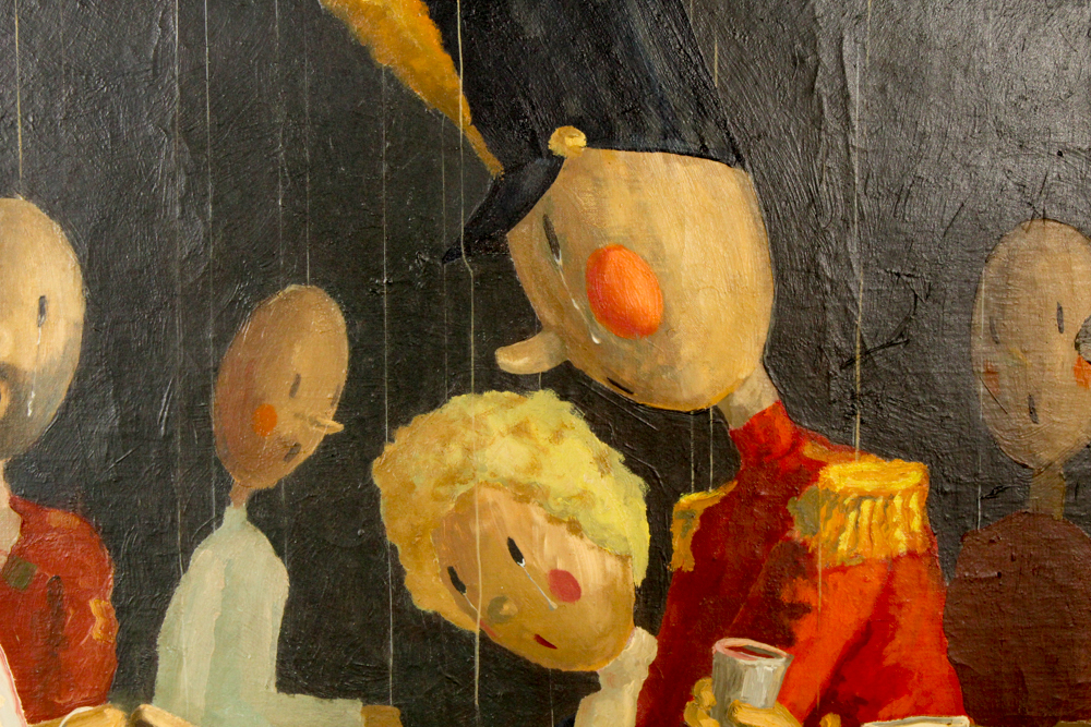 Paul H. Rawley Oil Painting "Funeral March for a Marionette"