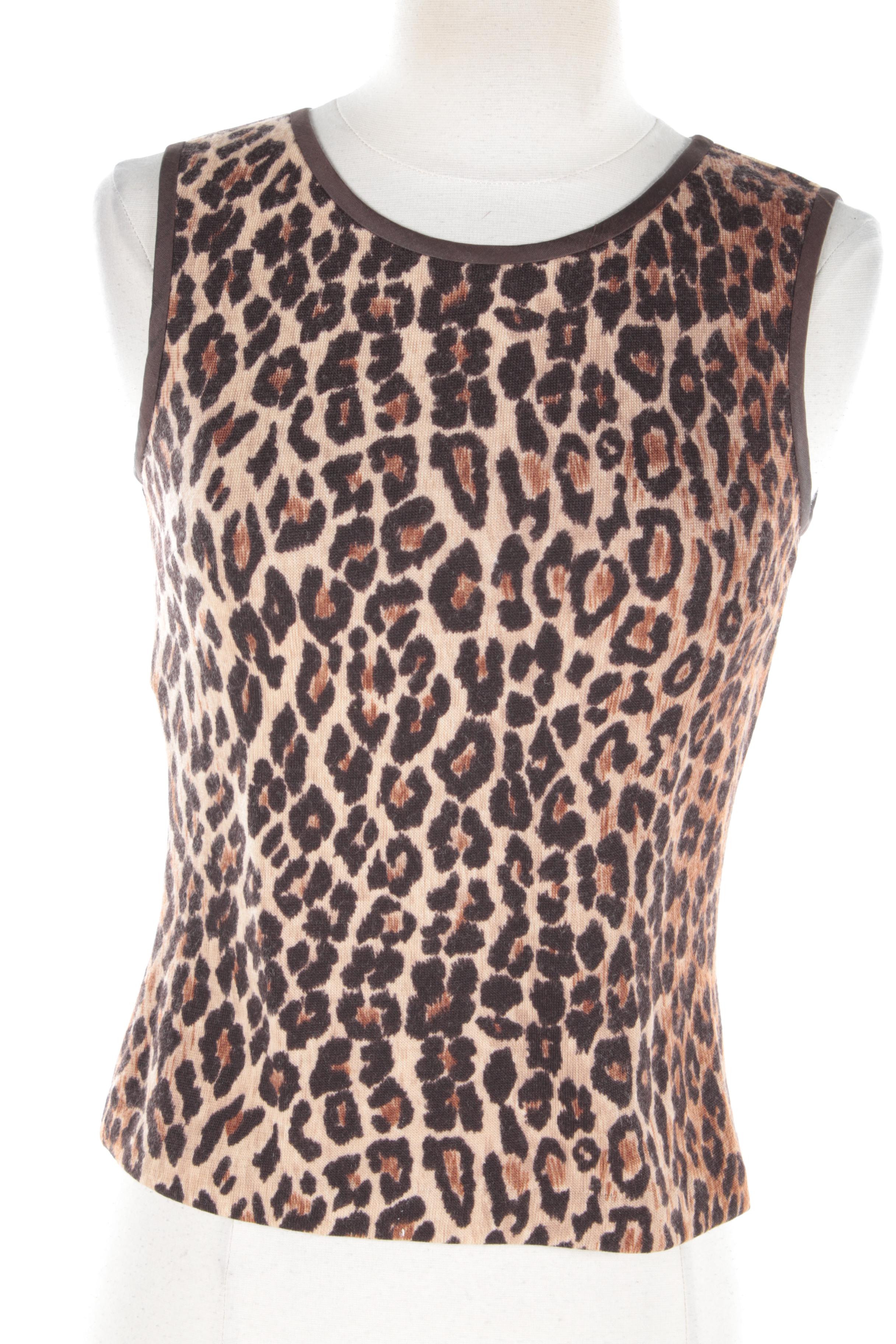 Dolce & Gabbana Leopard Print Sweater Set
