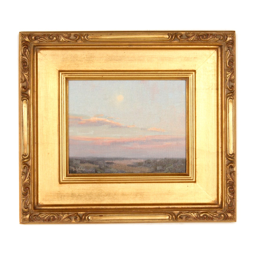 2007 Bill Fletcher "Anderson's View" Oil on Canvas