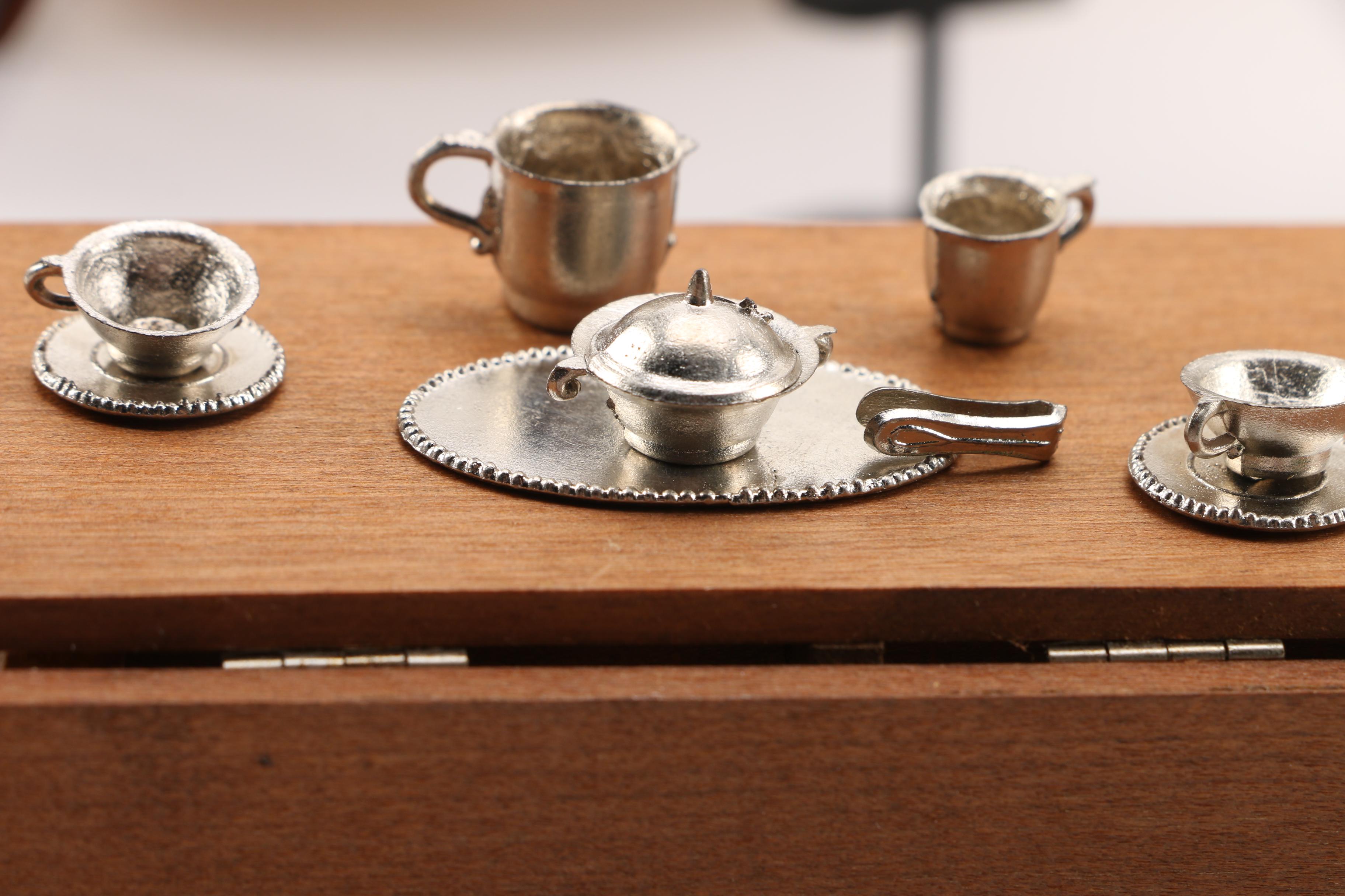 Vintage Handcrafted Hardwood Doll Furniture