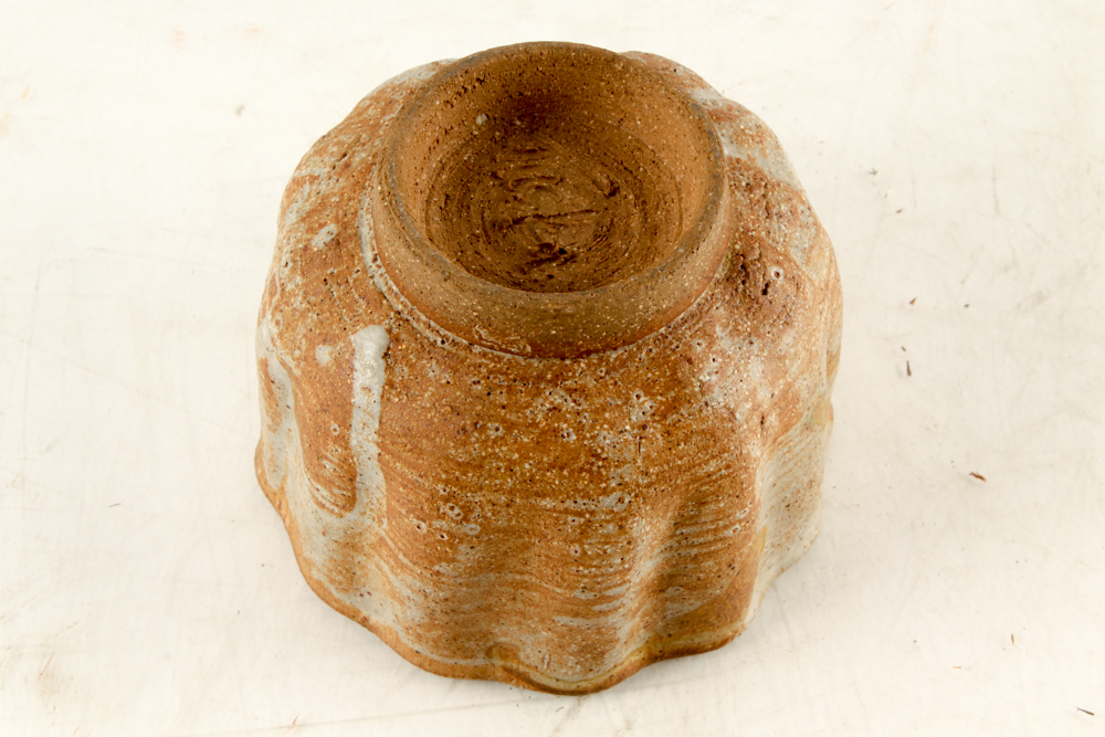 John Tuska Art Pottery Fluted Vessel