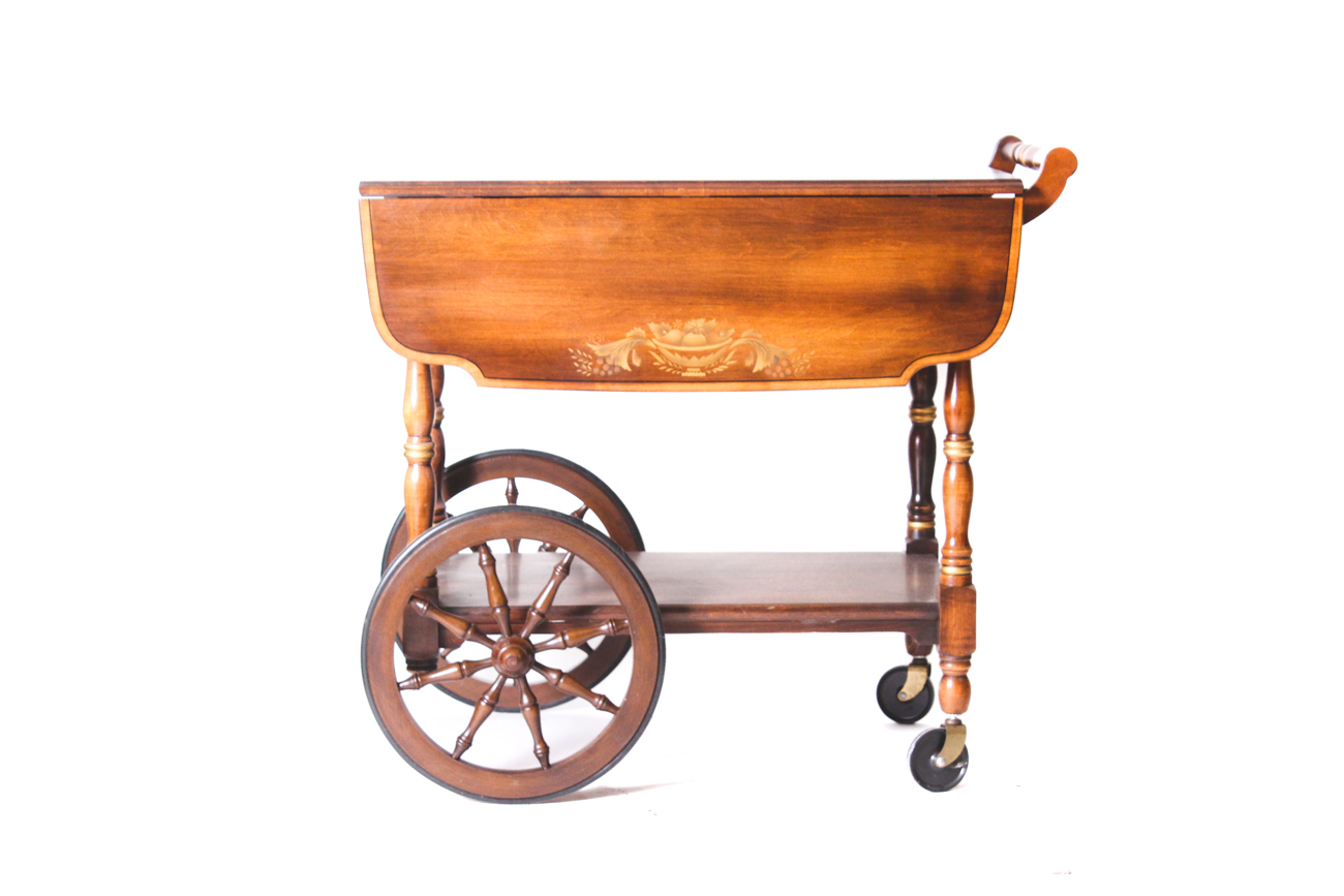 Drop Leaf Bar Cart by Lambert Hitchcock Furniture Company