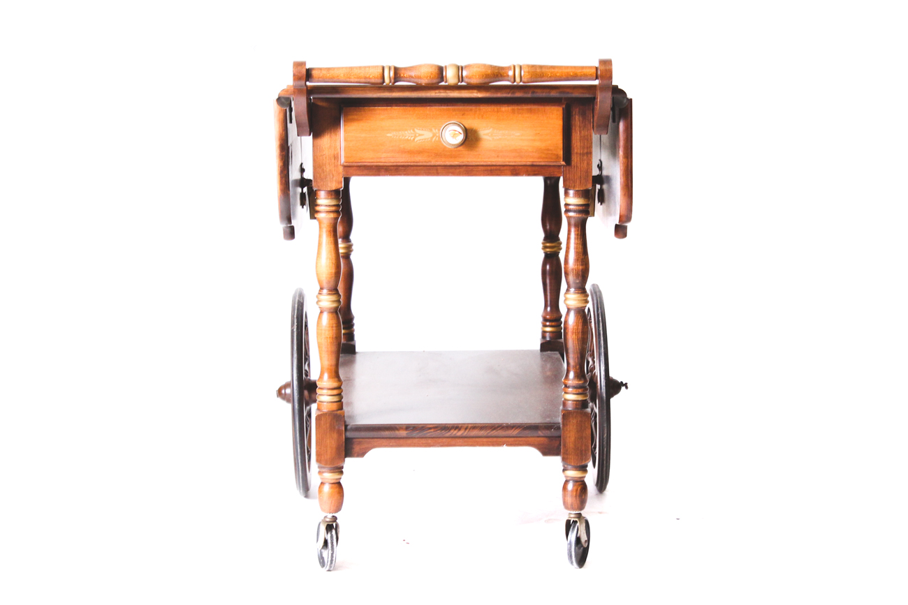 Drop Leaf Bar Cart by Lambert Hitchcock Furniture Company