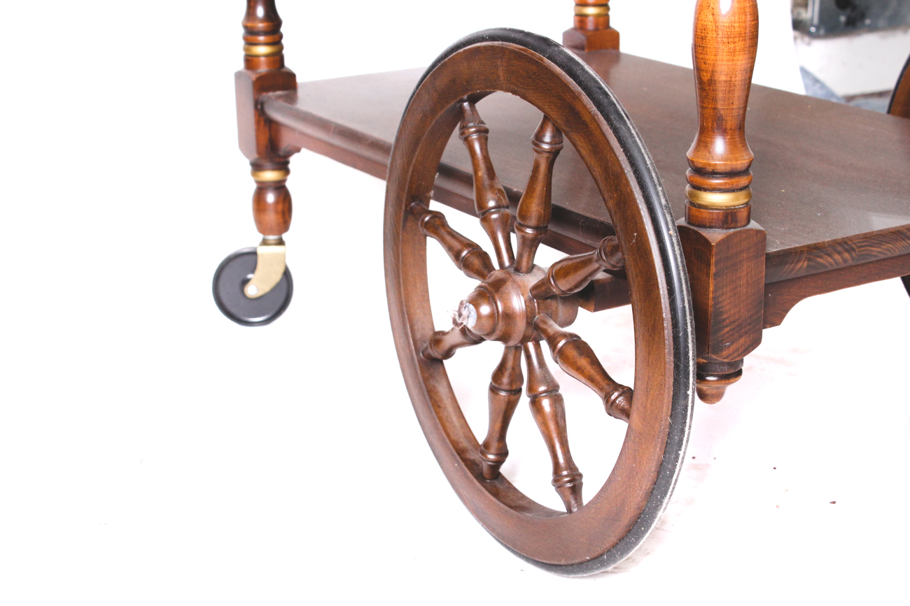 Drop Leaf Bar Cart by Lambert Hitchcock Furniture Company