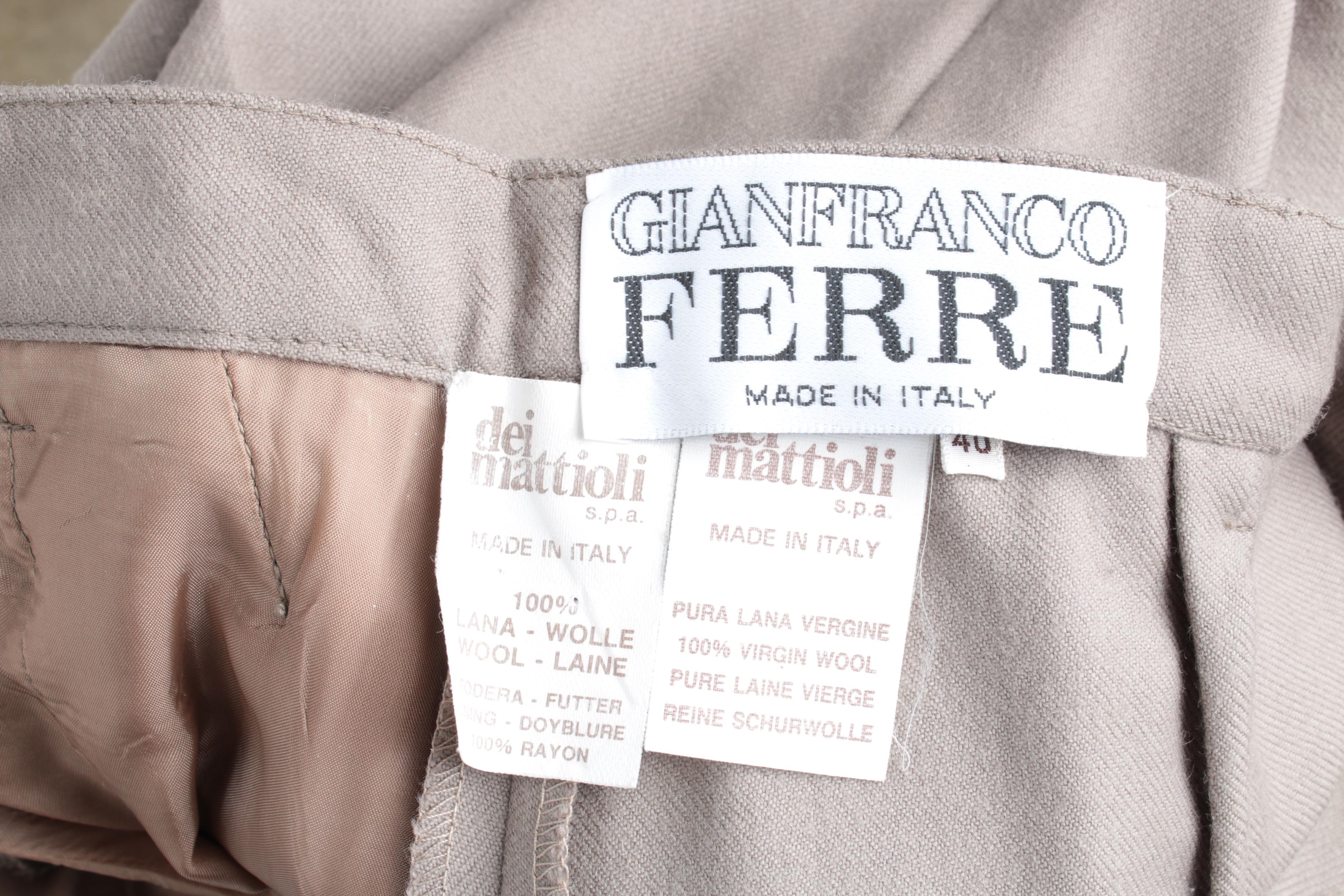 Women's Gianfranco Ferre Pantsuit with Velvet Accents