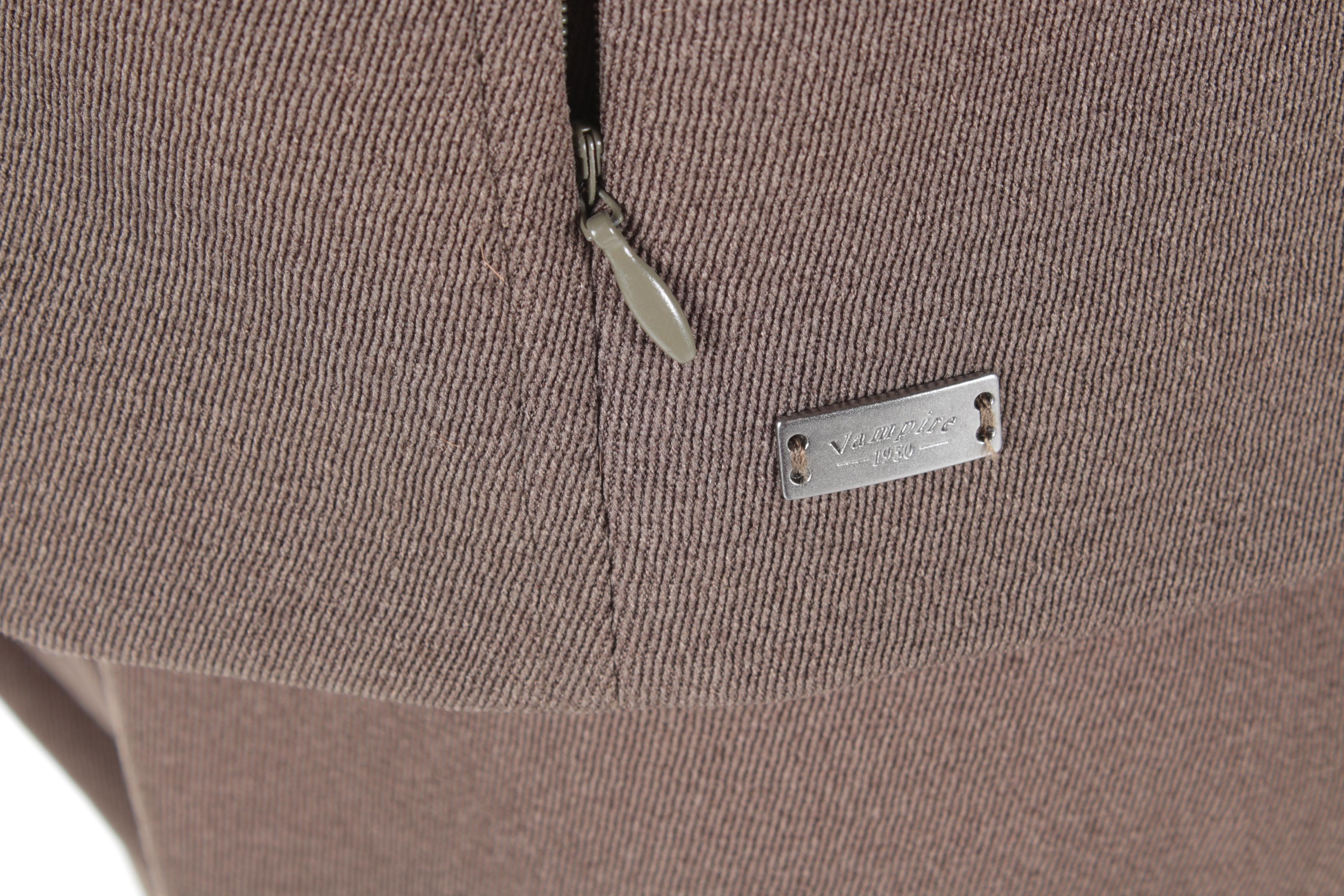 Vintage Vampire 1950 by Authier Italian Ski Wear with Sheared Beaver Fur Collar