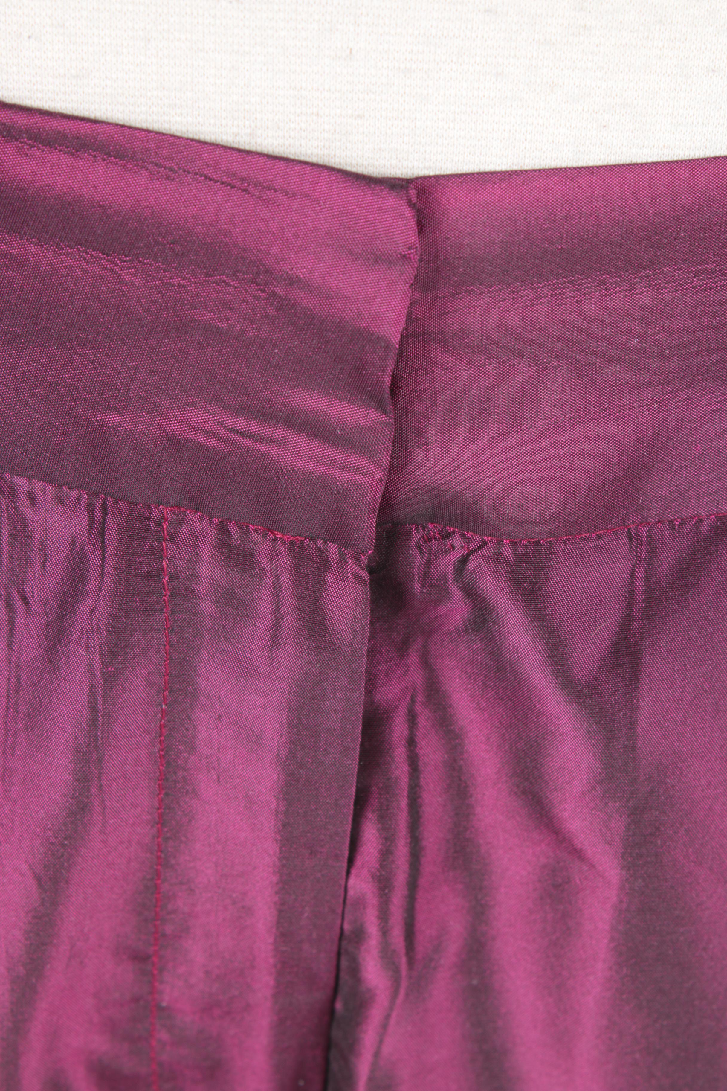 Women's Narendra Kumar Iridescent Satin Embellished Pantsuit