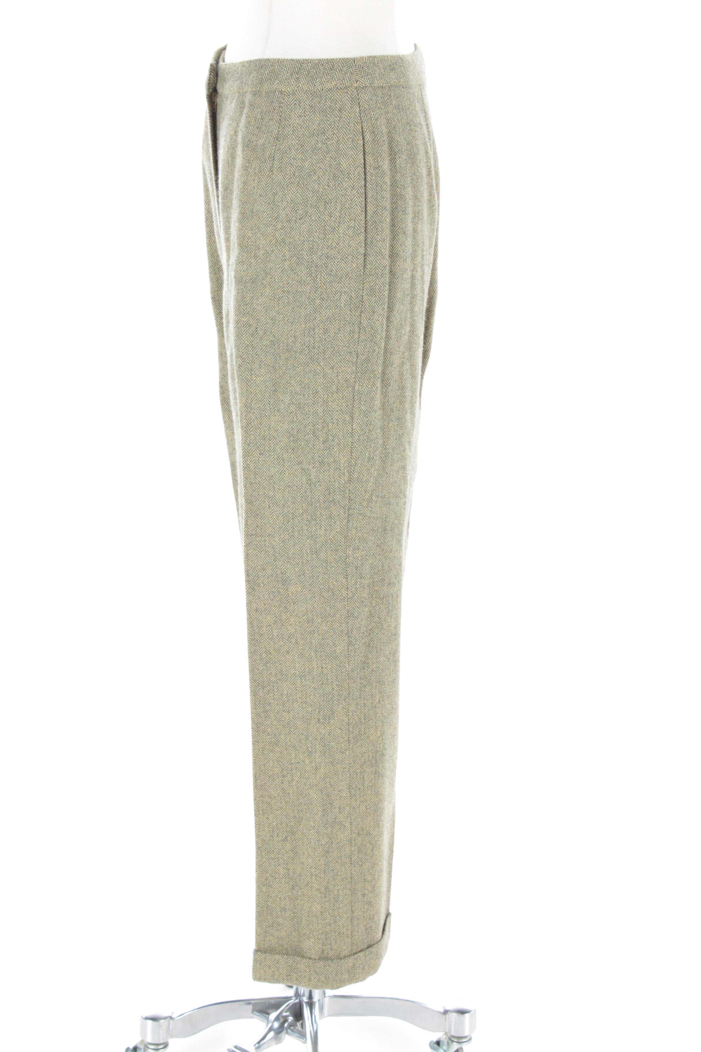 Women's Vintage Rena Lang Pant Suit and Loro Piana Suit Jacket