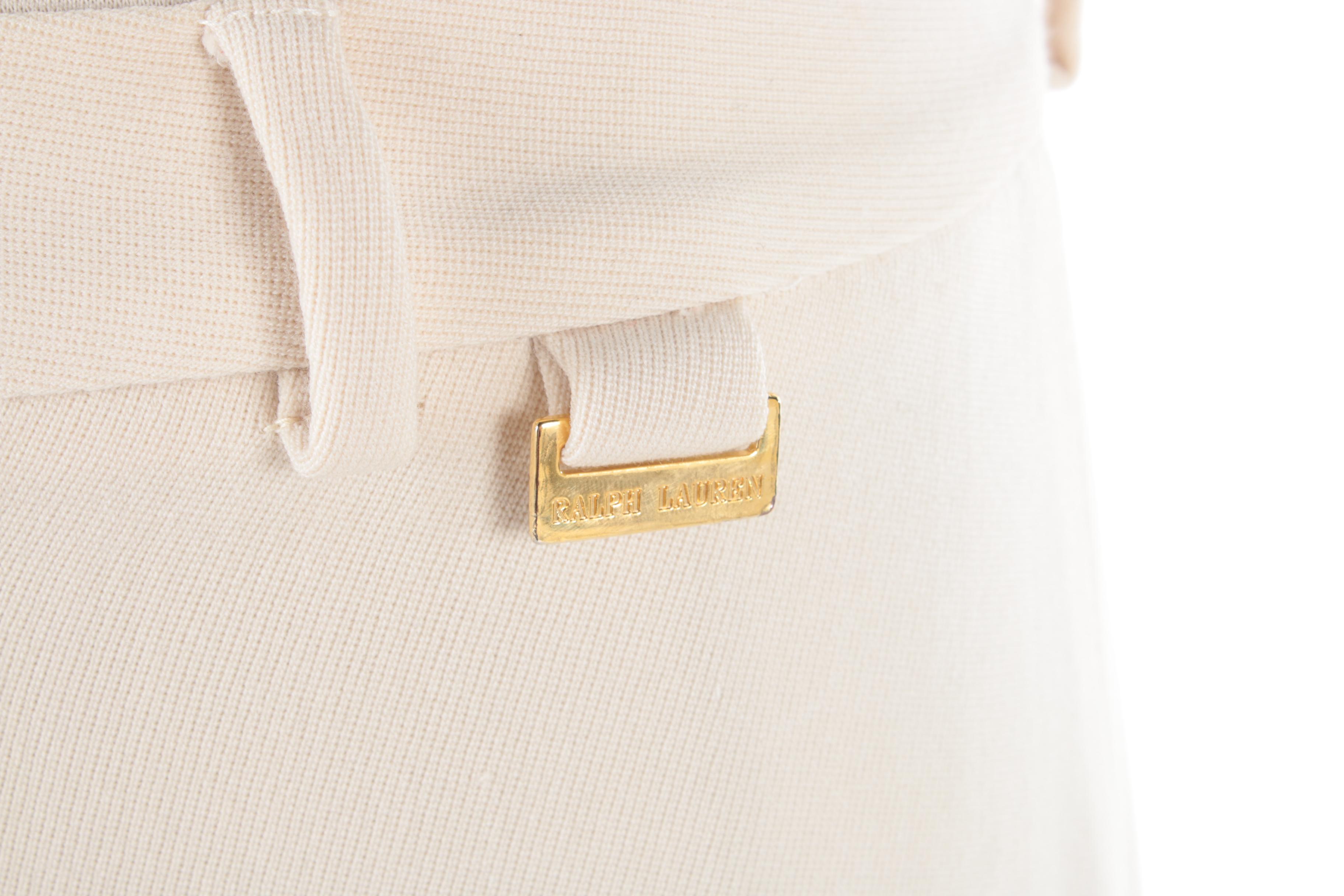 Women's Ralph Lauren Cream Jodhpur Style Pants