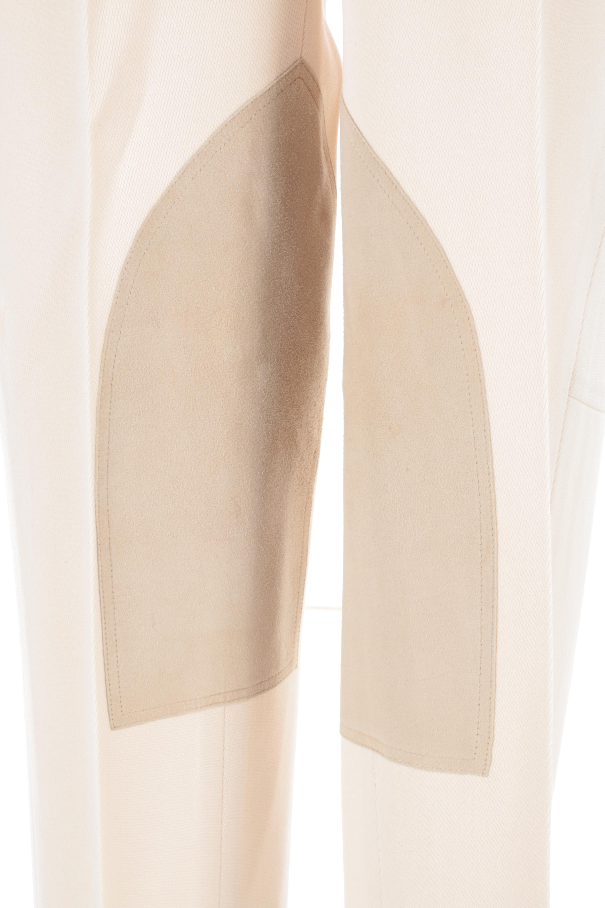 Women's Ralph Lauren Cream Jodhpur Style Pants
