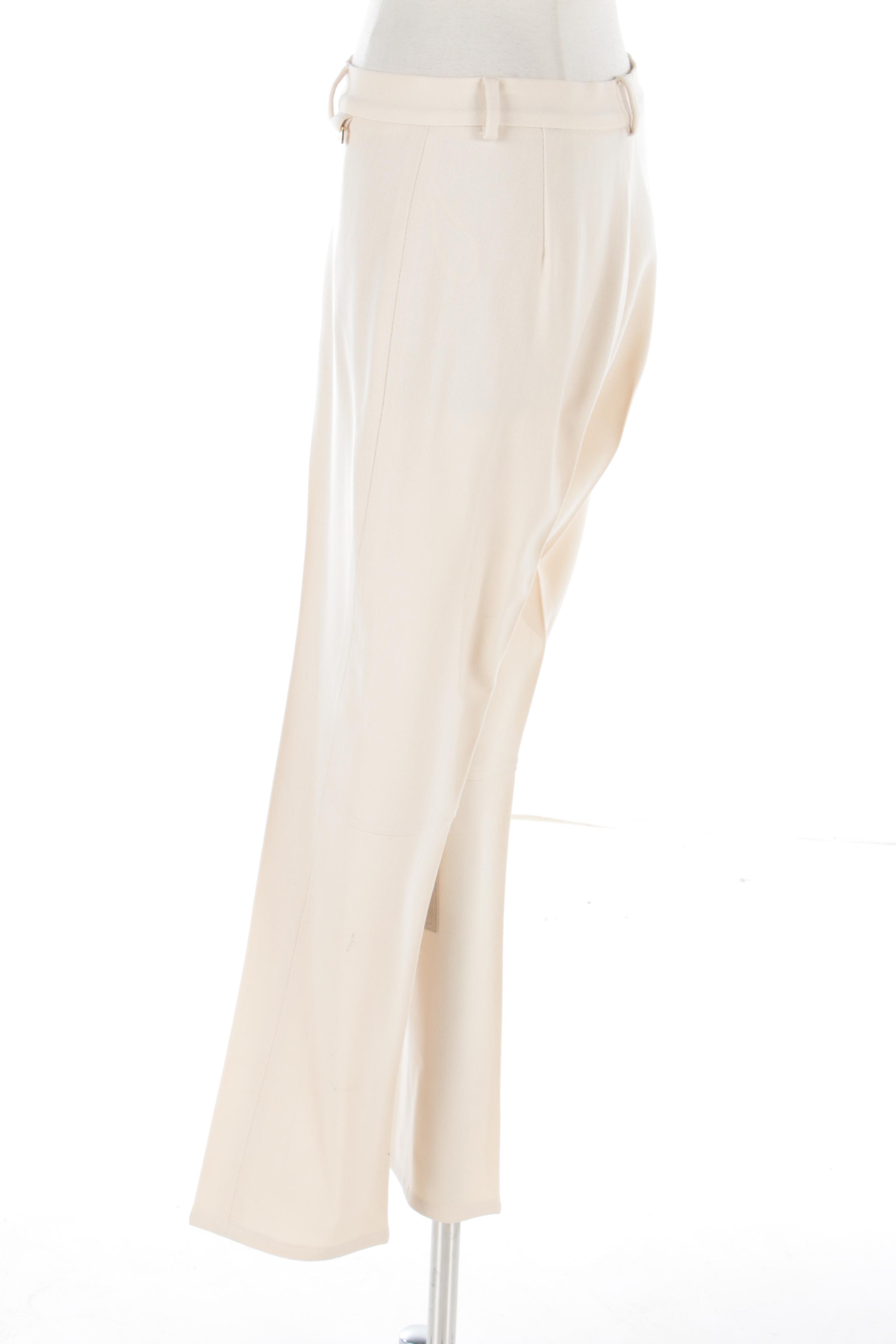 Women's Ralph Lauren Cream Jodhpur Style Pants