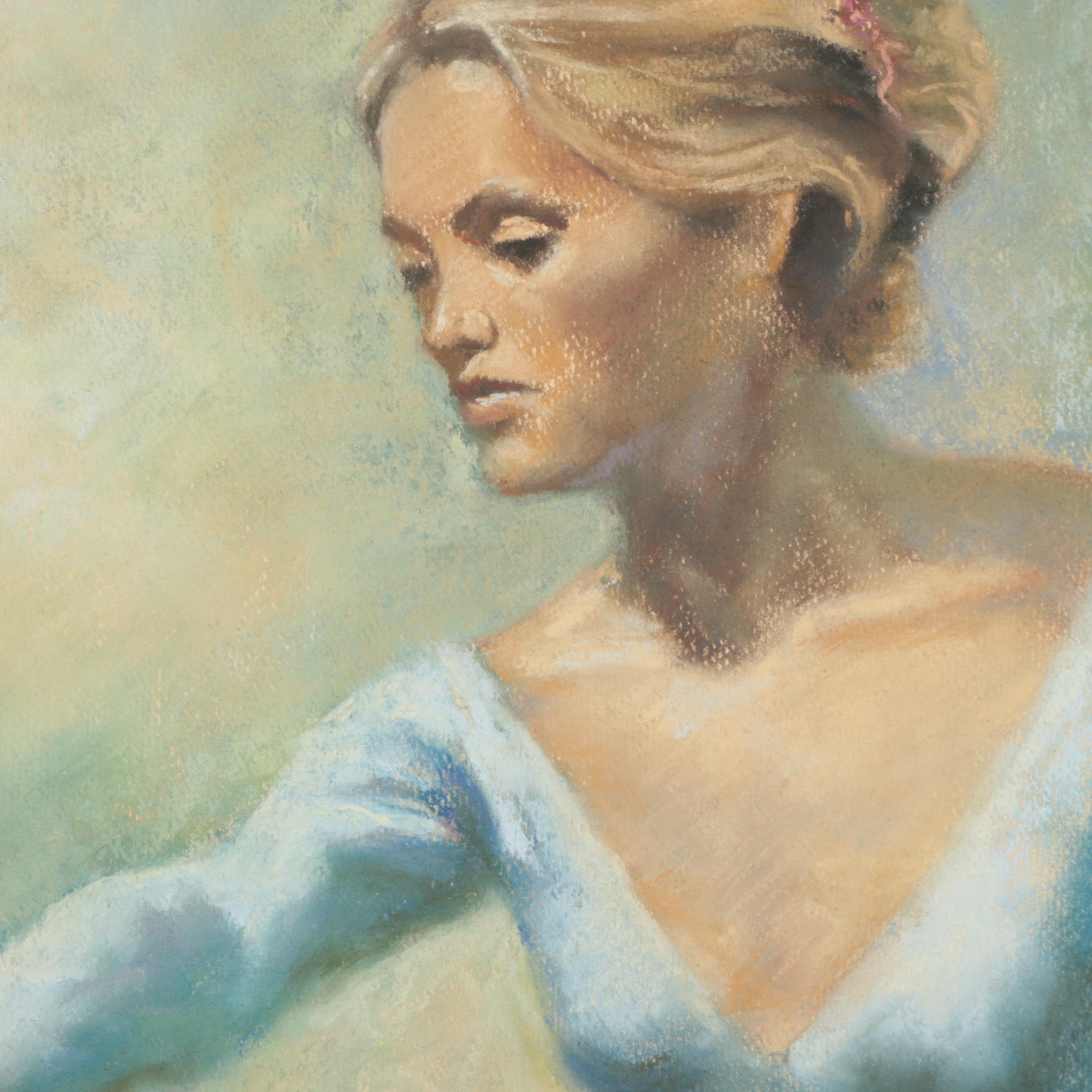 Paul Friske Pastel Drawing "Dancer"