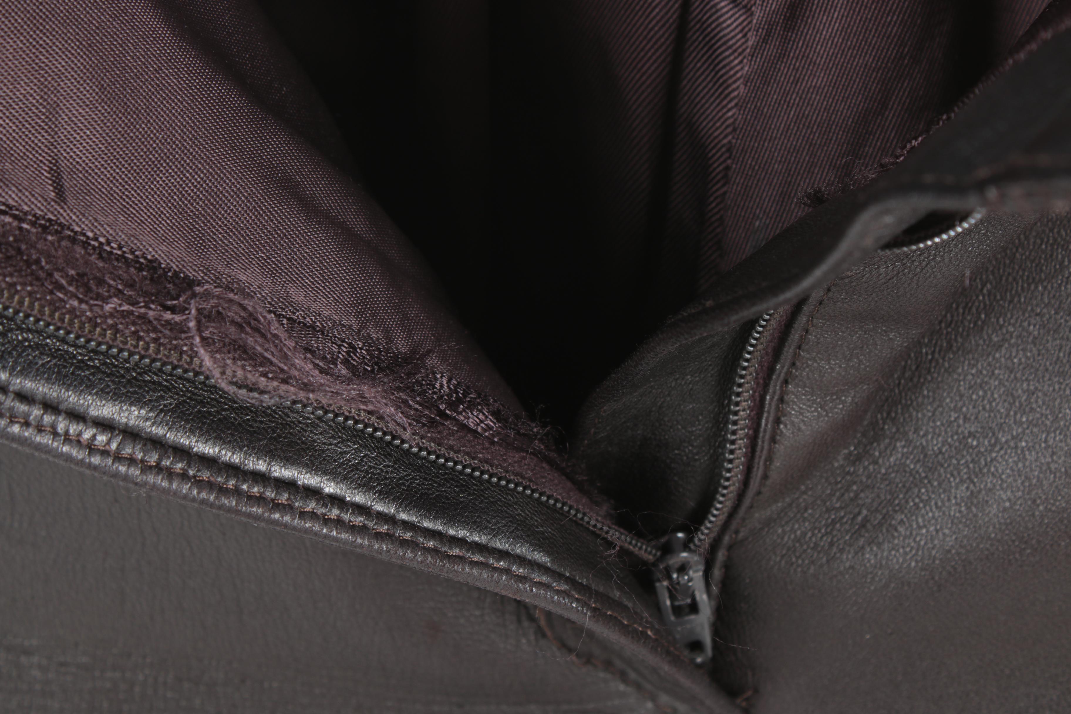 Circa 1980s Vintage Gianni Versace Lambskin Pants