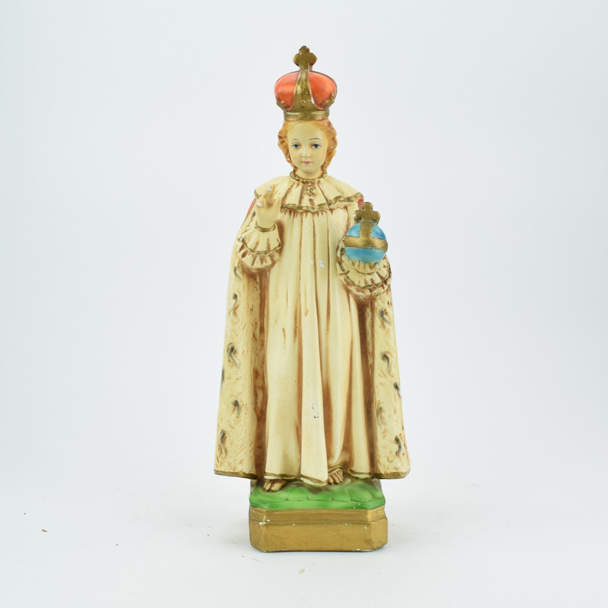 M.T.A. Sculpture in the Style of "Infant Jesus of Prague"