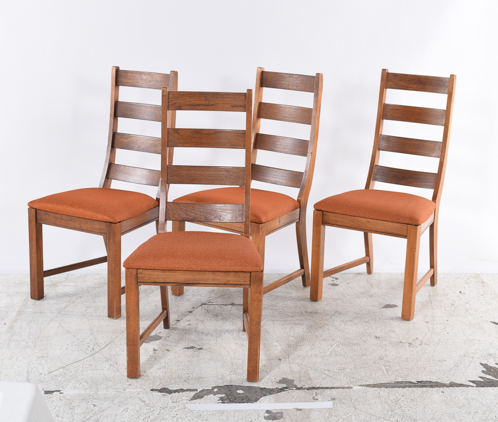 Pecan Wood Dining Chairs