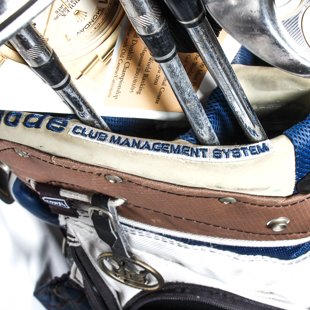 Ogio Golf Bag & Set of PinSeeker & Taylor Made Clubs