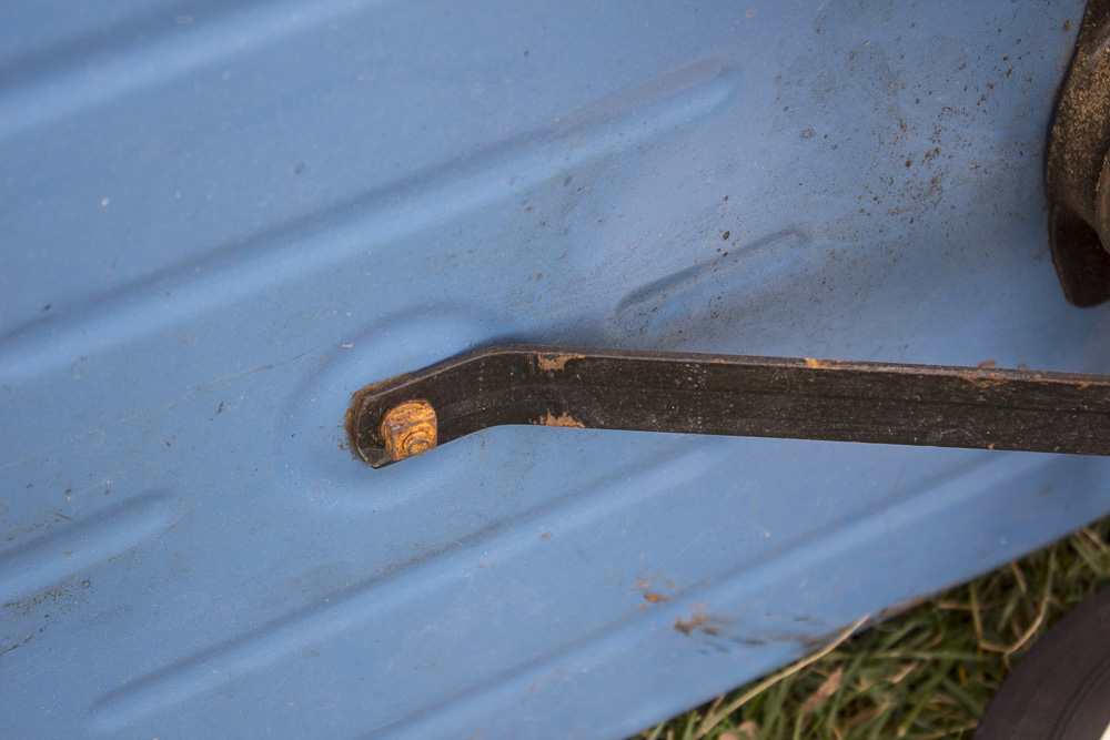 Vintage Toy Metal Greyhound Wagon