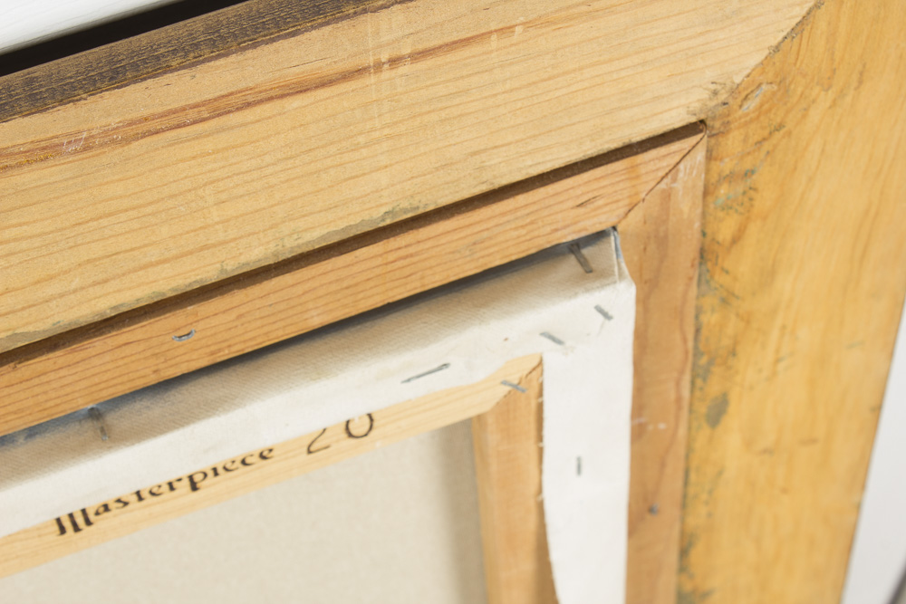 W. Larson Oil Painting Hunting Scene