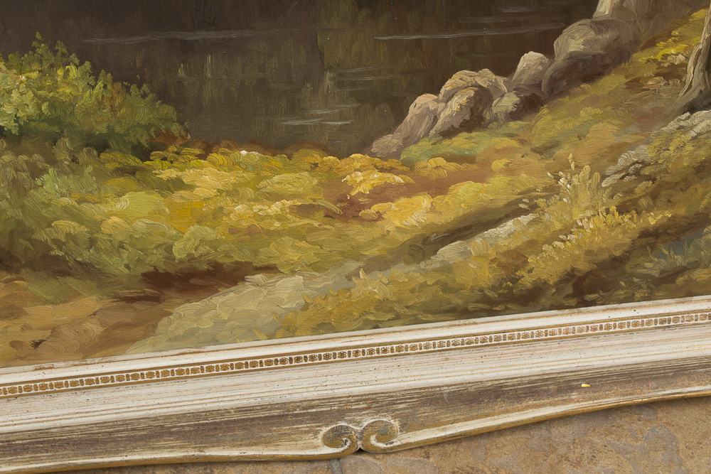 E. Sutton Oil Painting Landscape