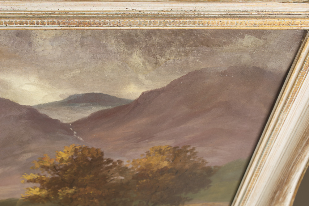 E. Sutton Oil Painting Landscape