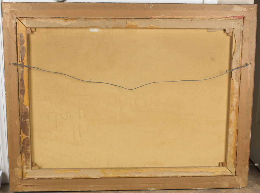 E. Sutton Oil Painting Landscape