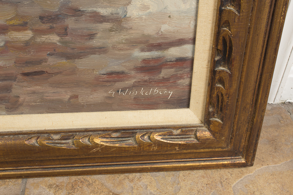 G. Winkelberg 20th Century Oil Painting
