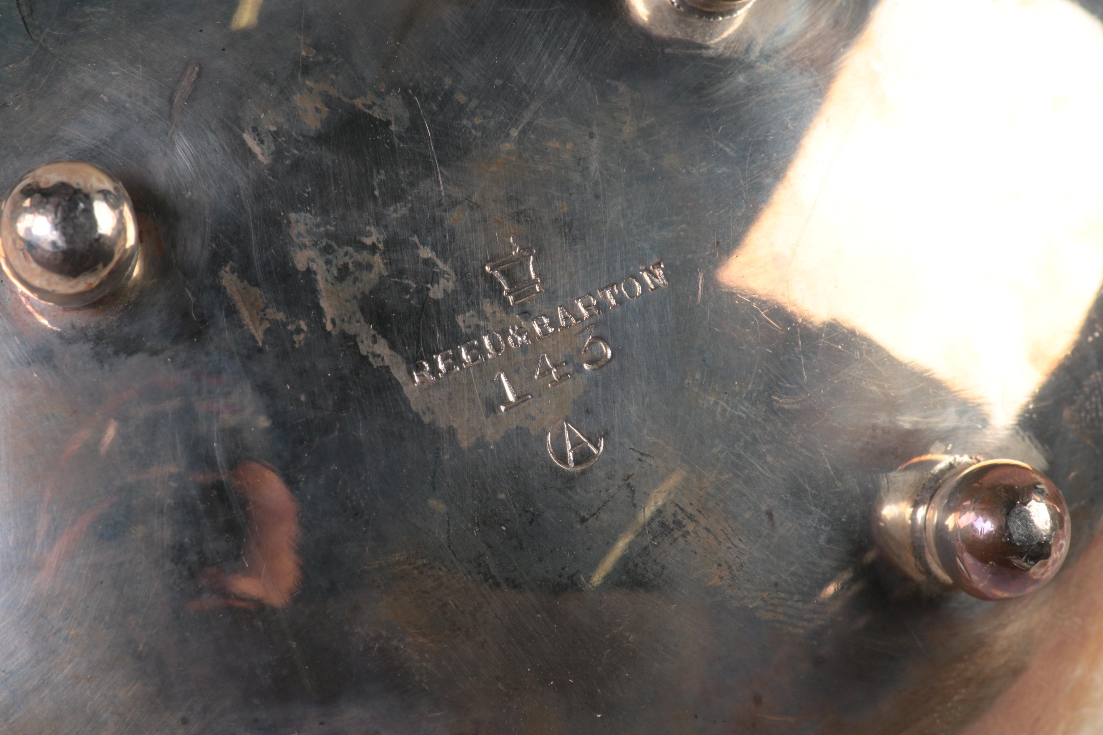 Reed & Barton Silver Plate Paul Revere Bowl with Purple Enamel and More