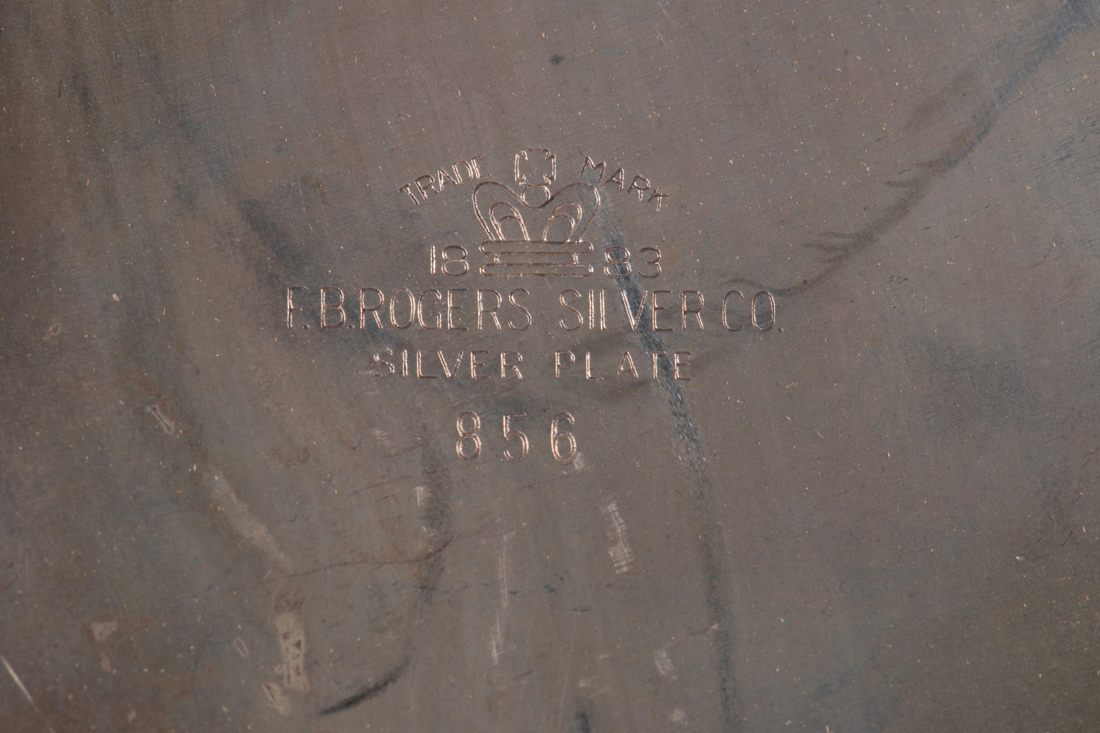 Reed & Barton Silver Plate Paul Revere Bowl with Purple Enamel and More