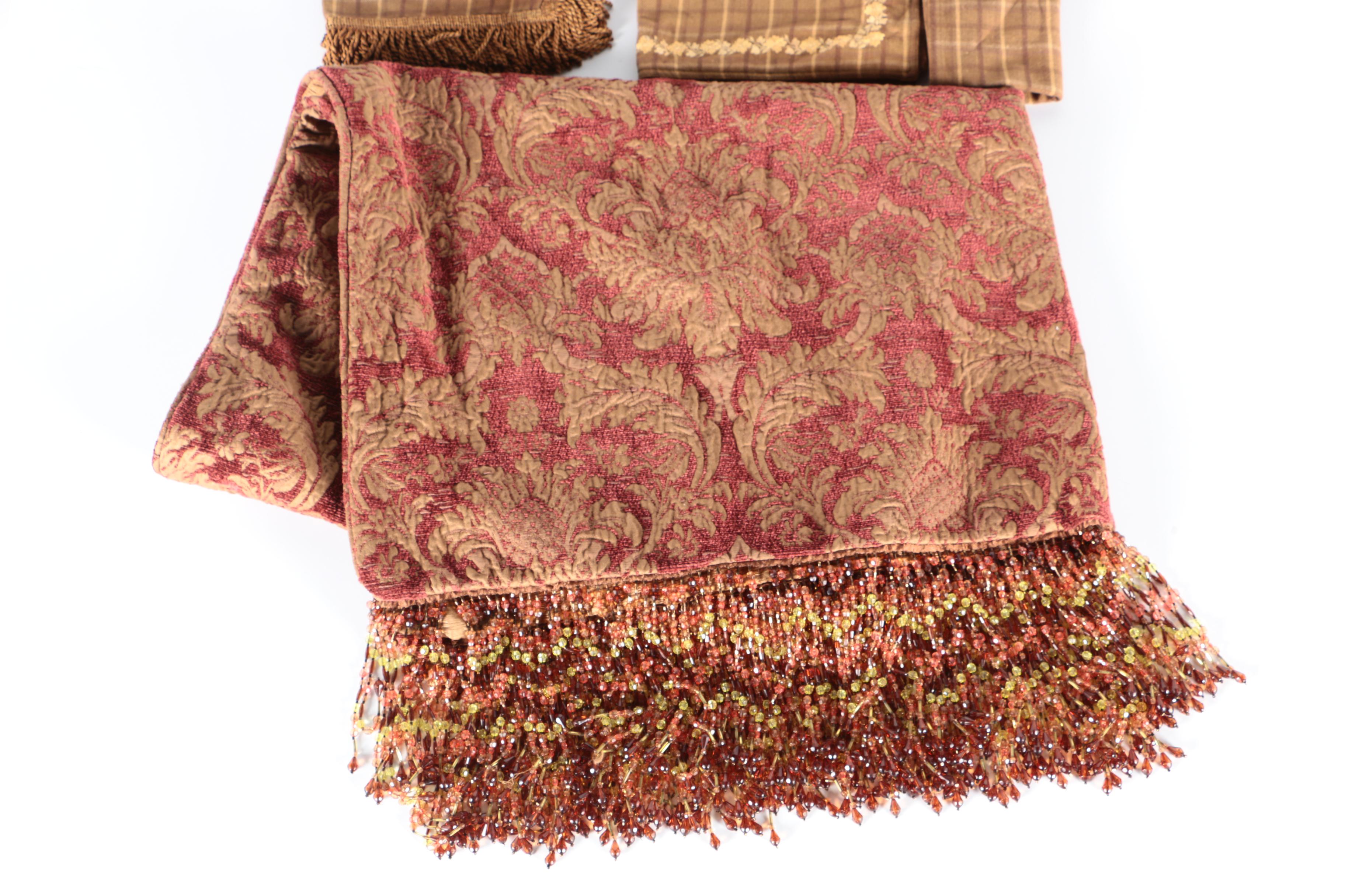 Lamp Shades, Napkins, and a Table Runner Runner