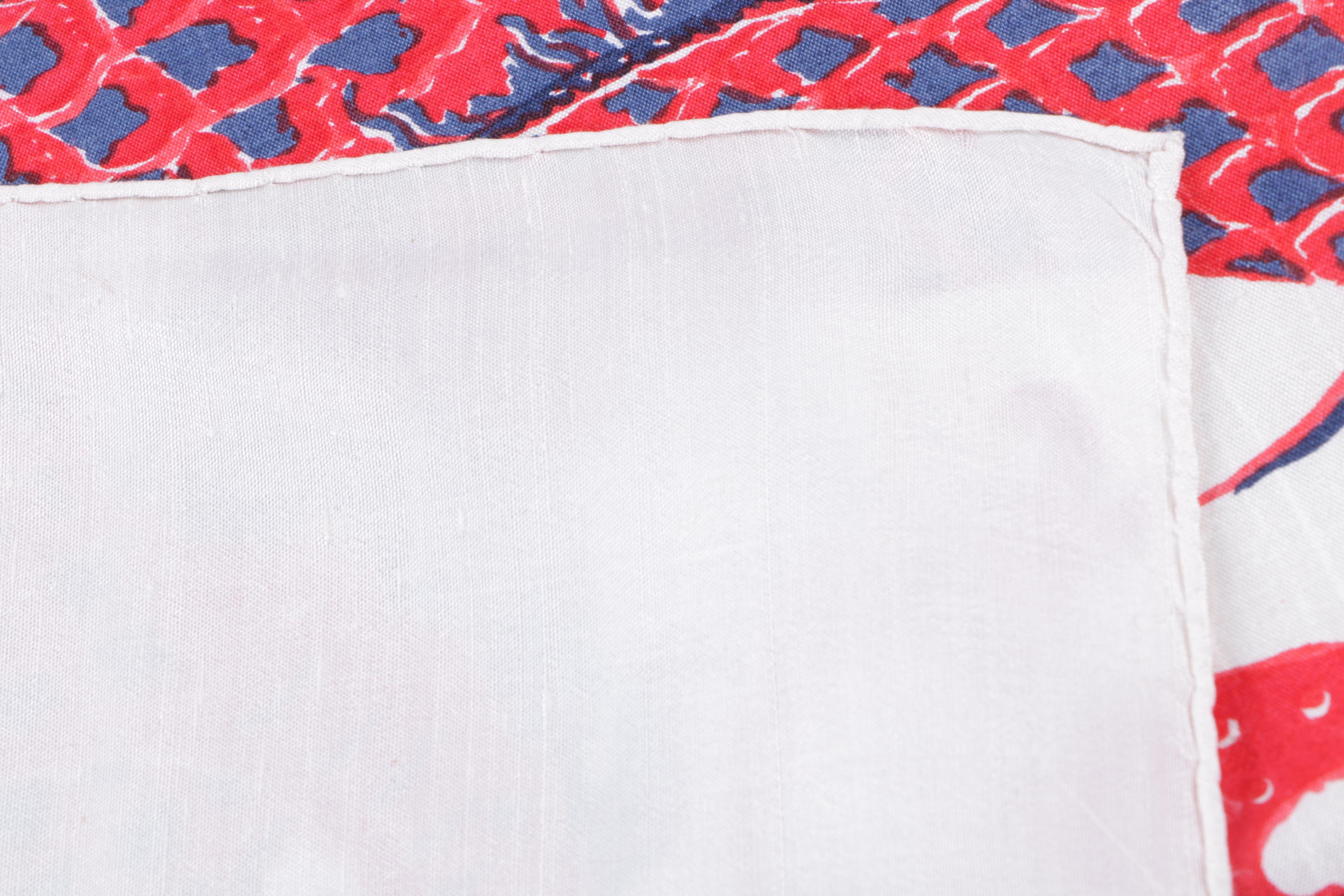 Jim Thompson Dragon Print Silk Scarf