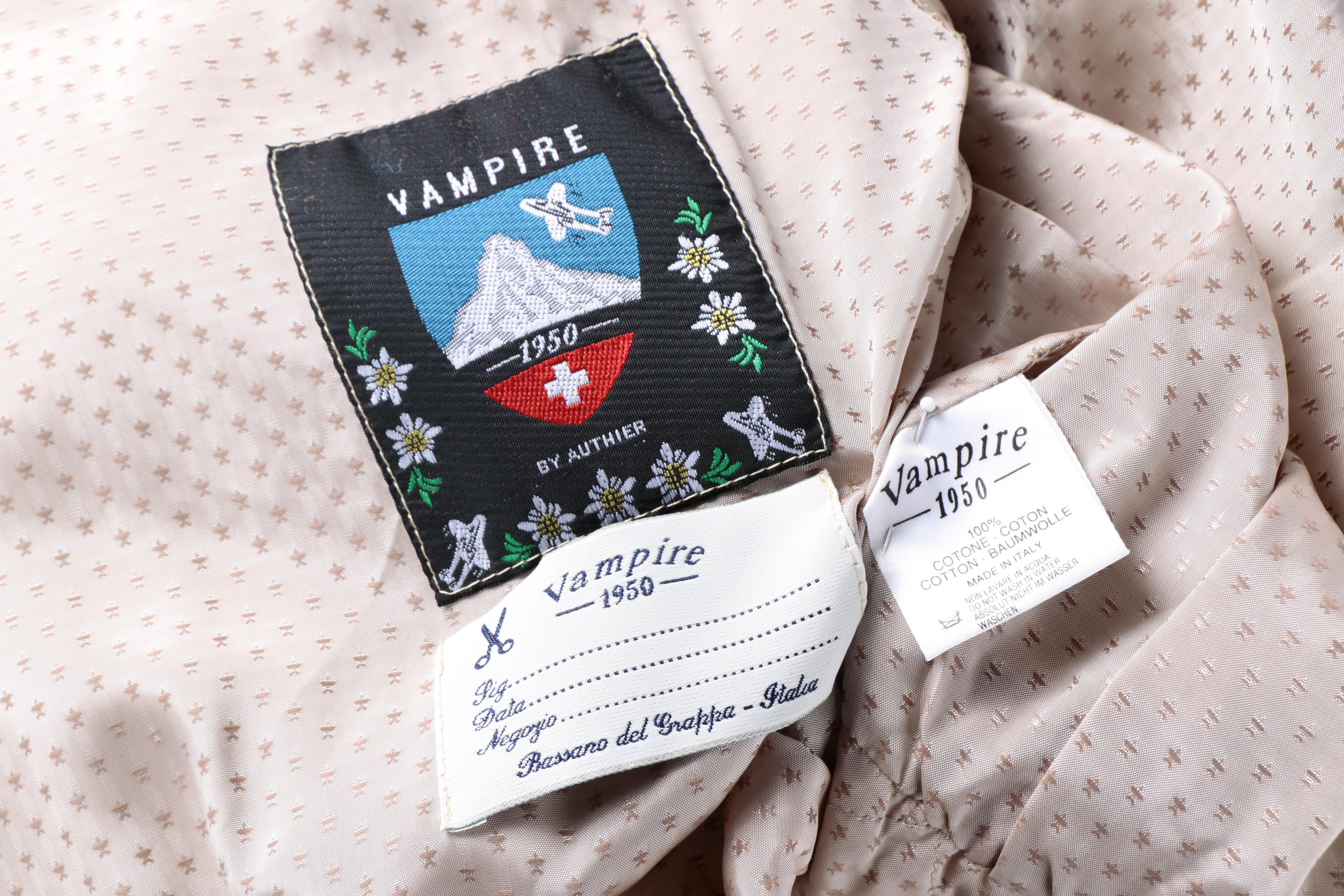 Women's Vampire 1950 by Authier Snowsuit, Made in Italy