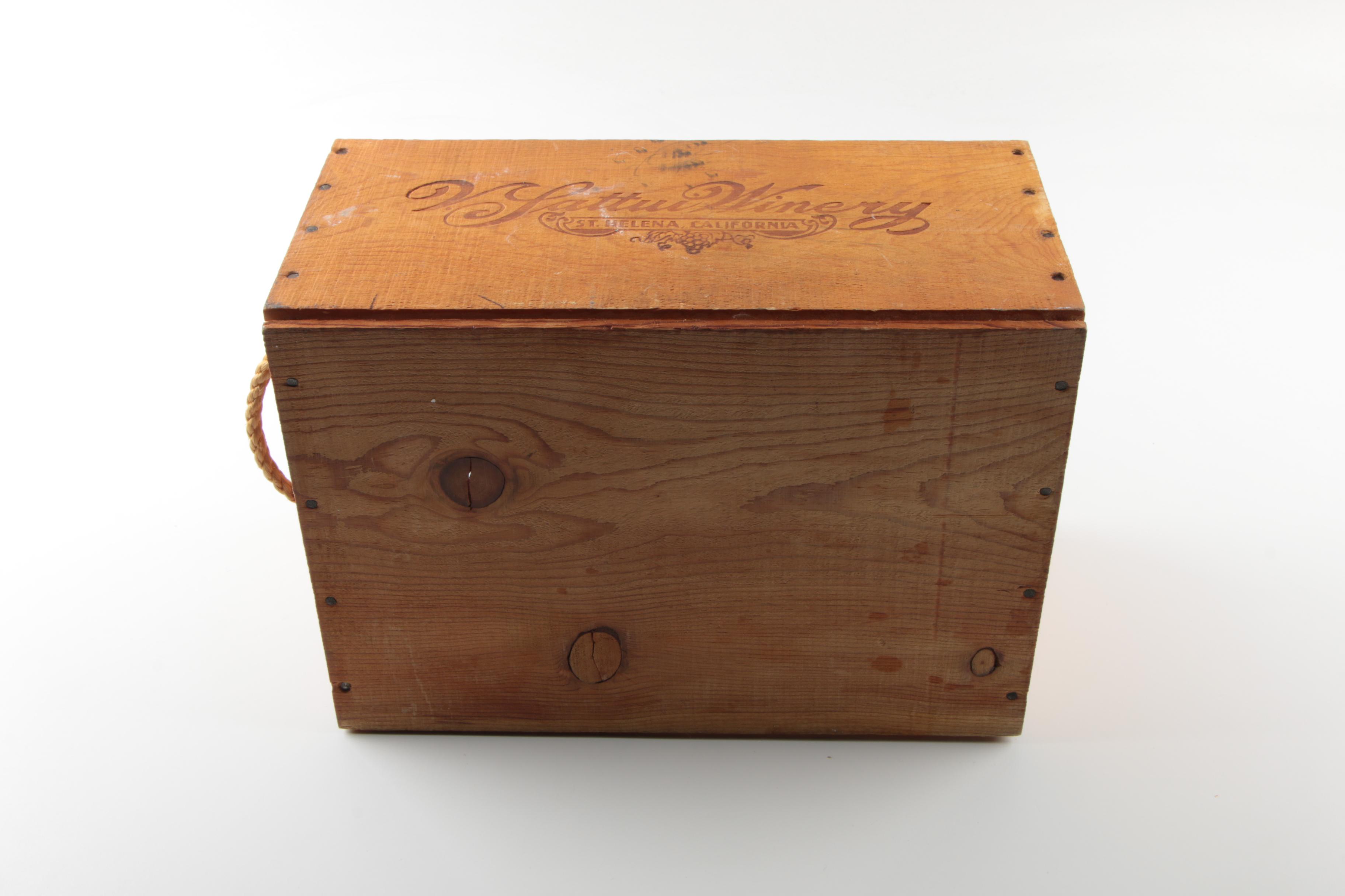Vintage Napa Valley Winery Box