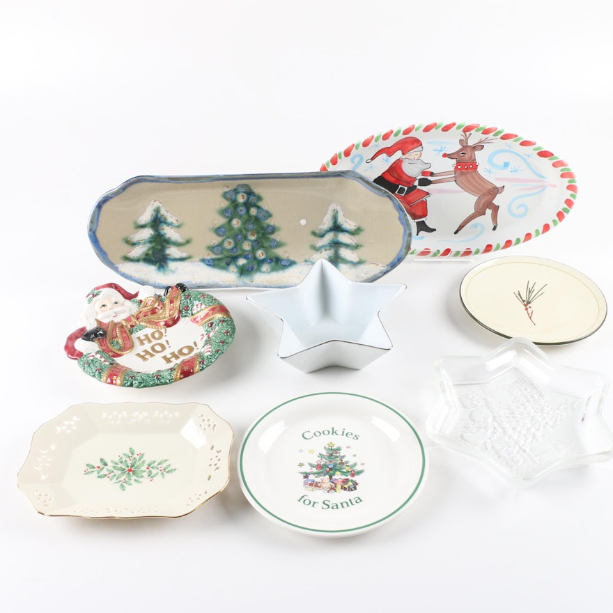Christmas Themed Tableware including Lenox