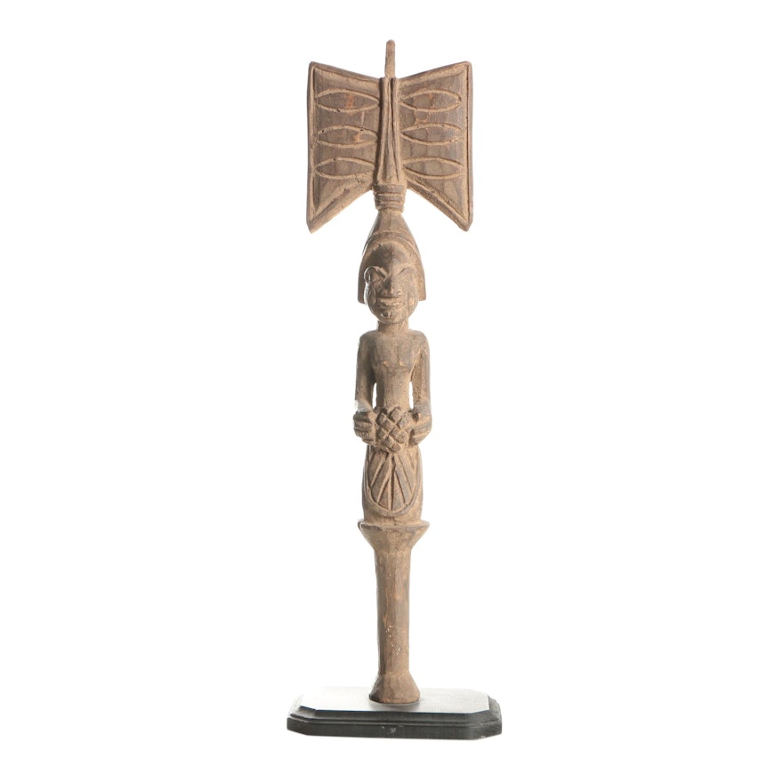 Yoruba Style Carved Wood Figure